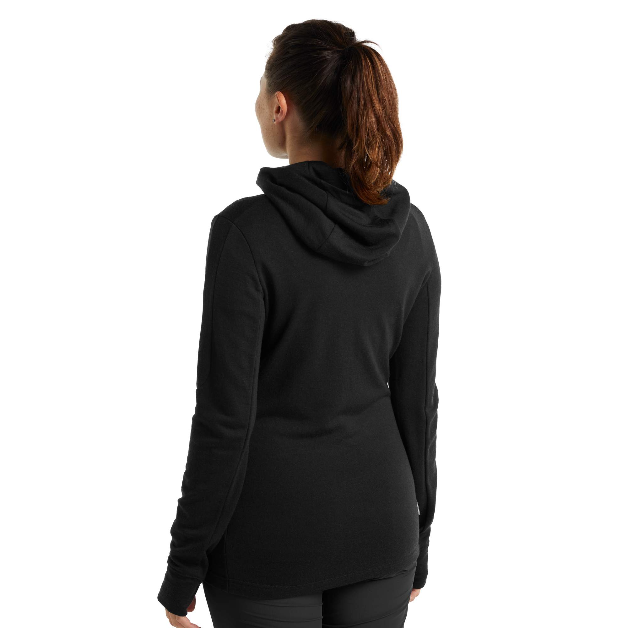 Icebreaker W QUANTUM III LS ZIP HOOD Damen - Wolljacke