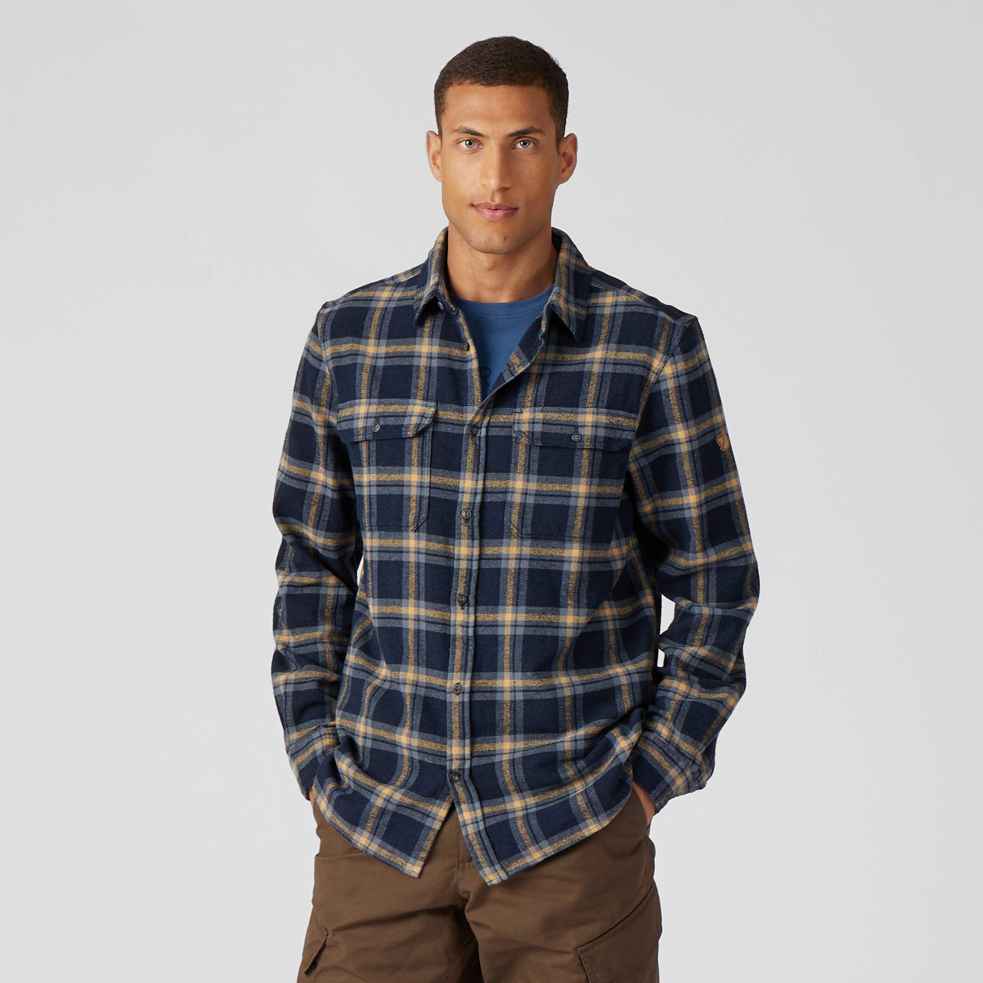 Fjällräven ÖVIK HEAVY FLANNEL SHIRT M Herren - Flanellhemd