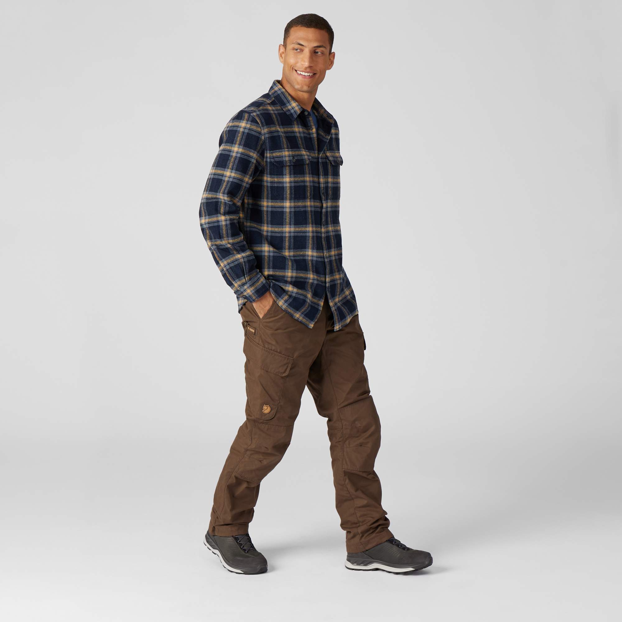 Fjällräven ÖVIK HEAVY FLANNEL SHIRT M Herren - Flanellhemd