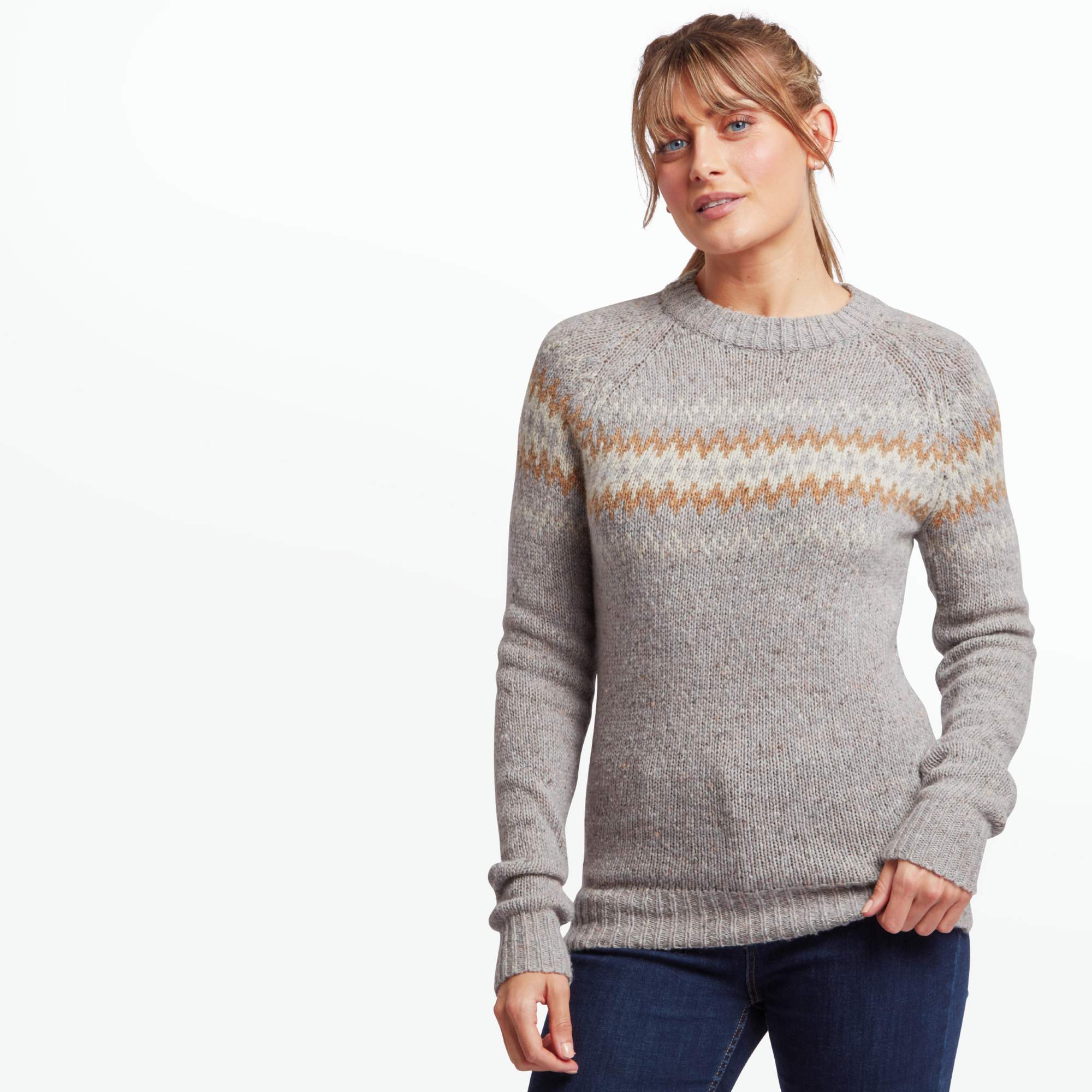 Sherpa DUMJI CREW SWEATER Damen - Wollpullover