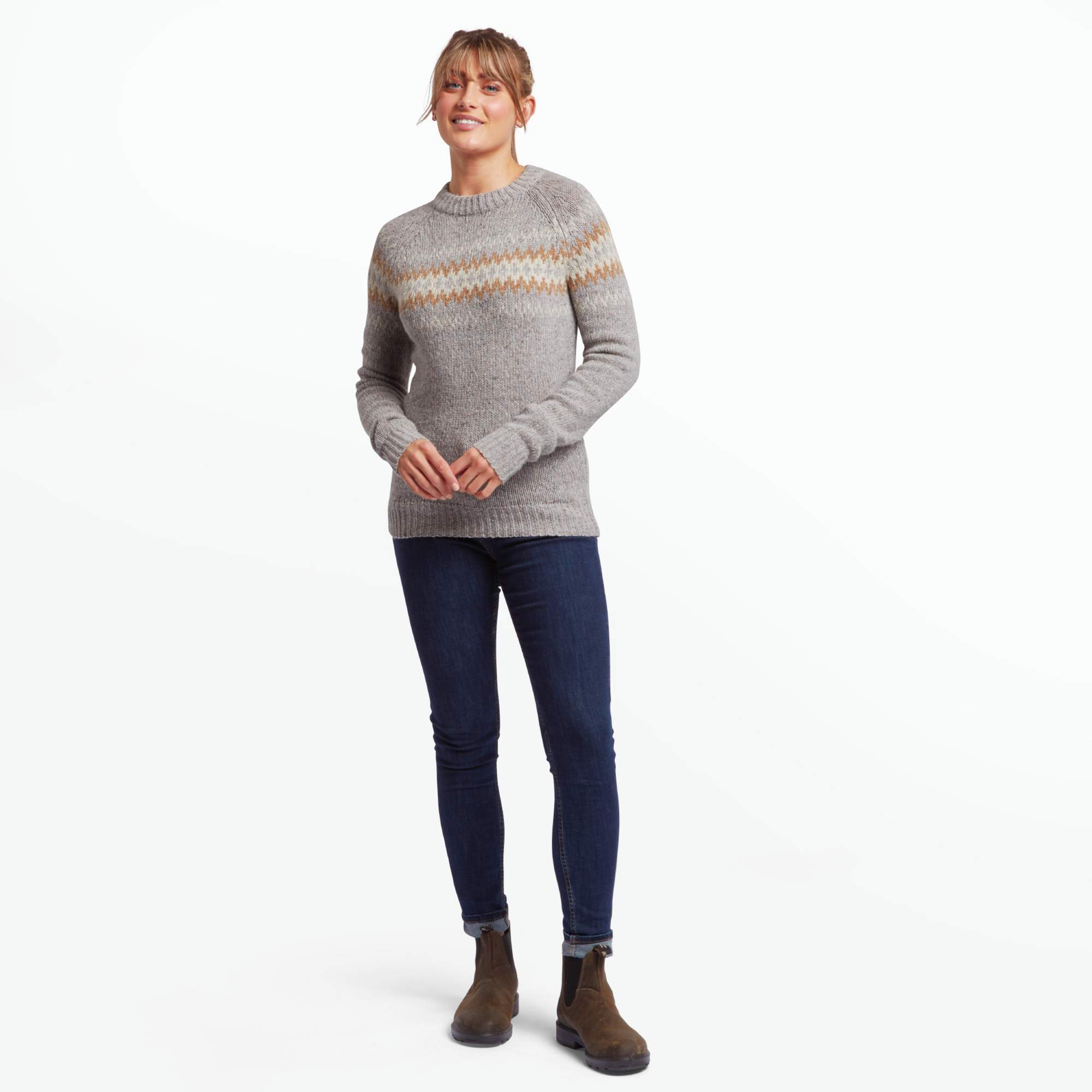 Sherpa DUMJI CREW SWEATER Damen - Wollpullover