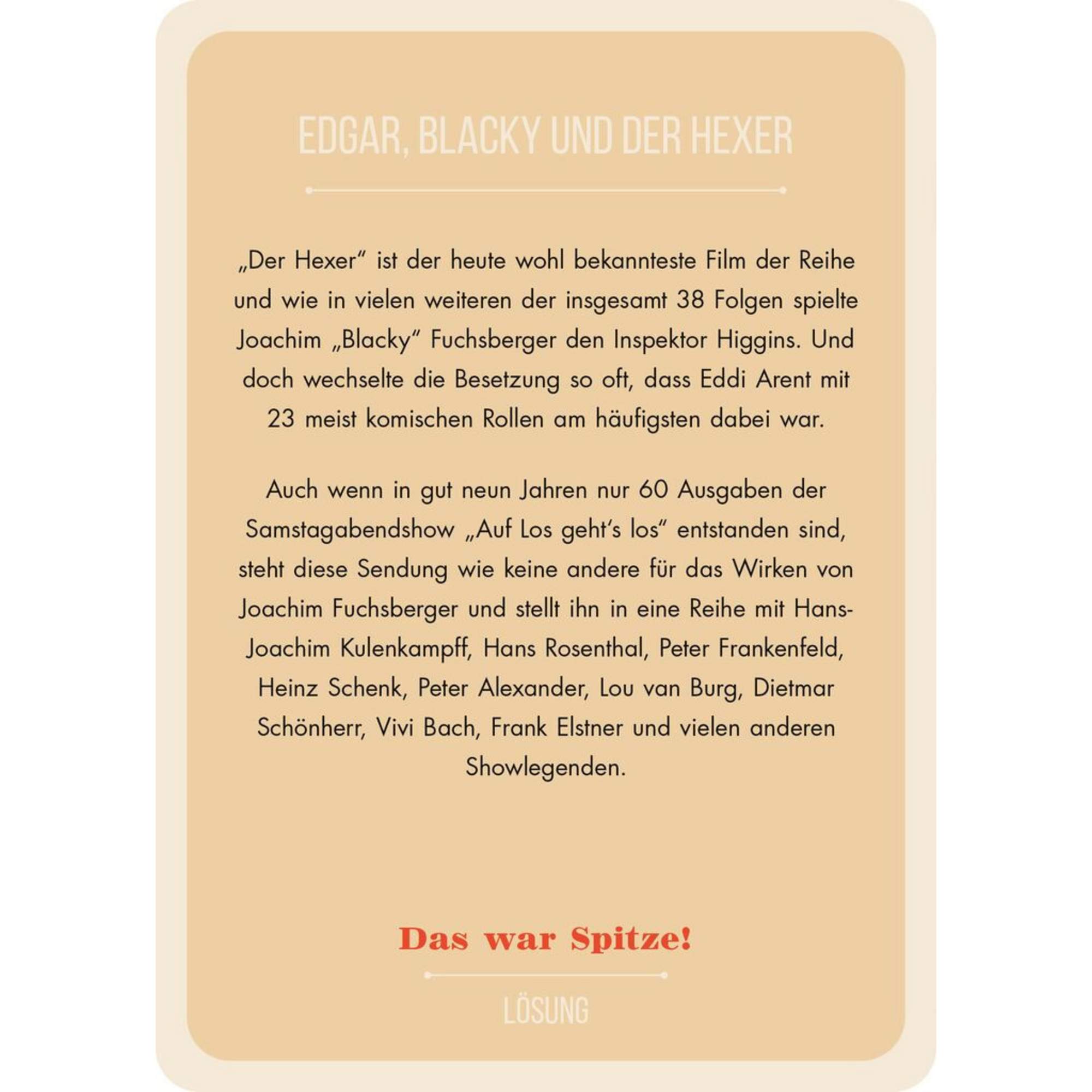 Moses Verlag DAS WAR SPITZE! - Reisespiel