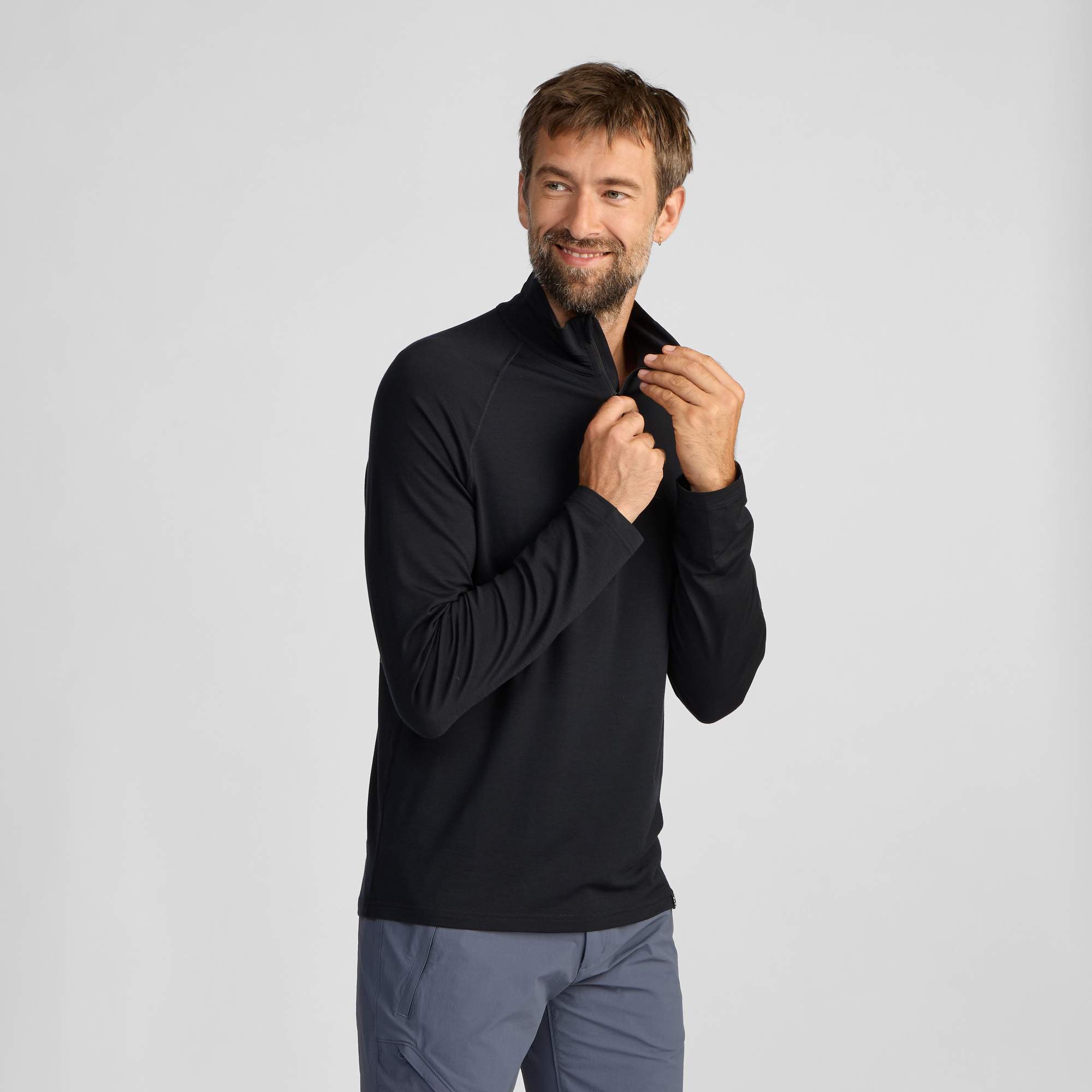 FRILUFTS OJOBI HALFZIP LONGSLEEVE Herren - Funktionsshirt