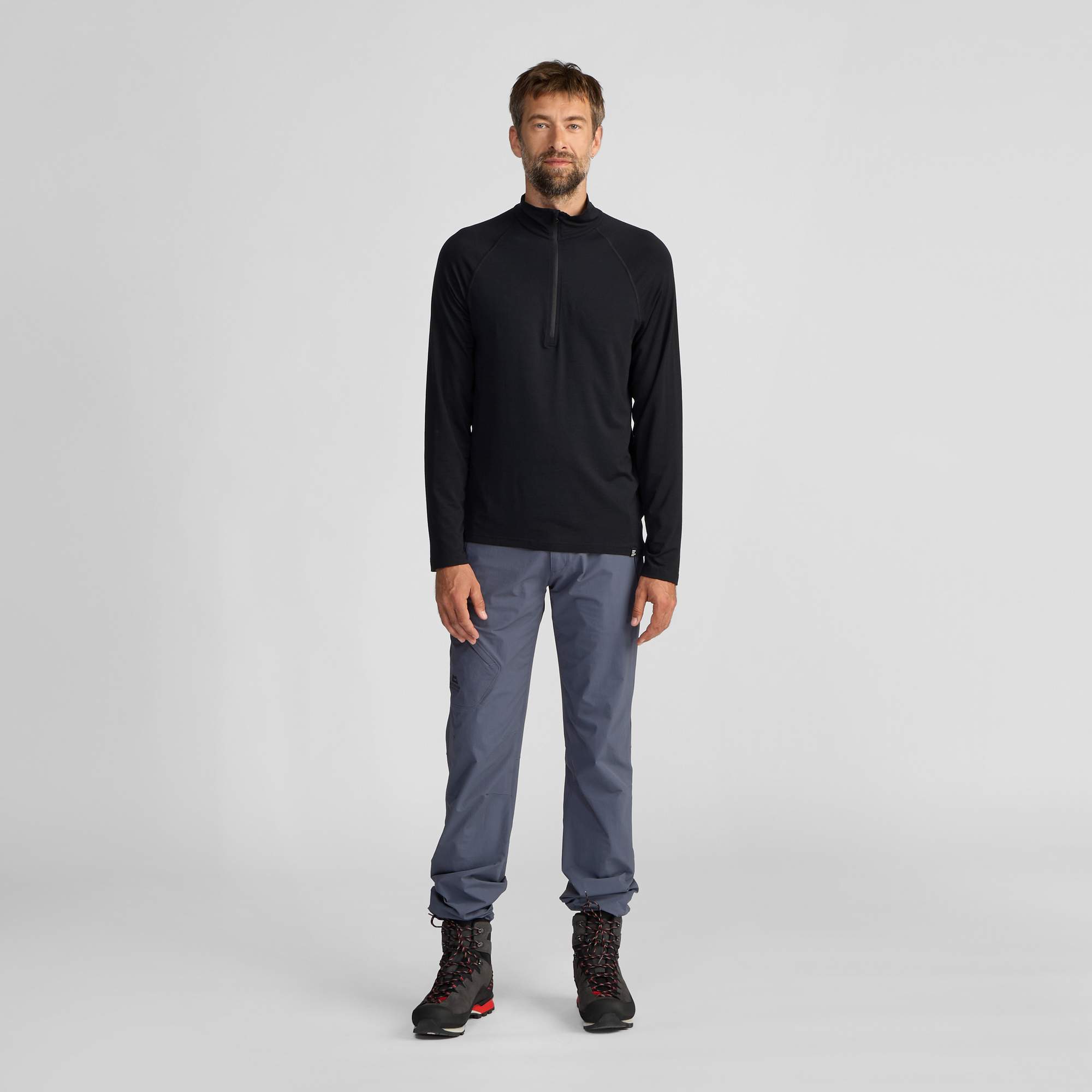 FRILUFTS OJOBI HALFZIP LONGSLEEVE Herren - Funktionsshirt
