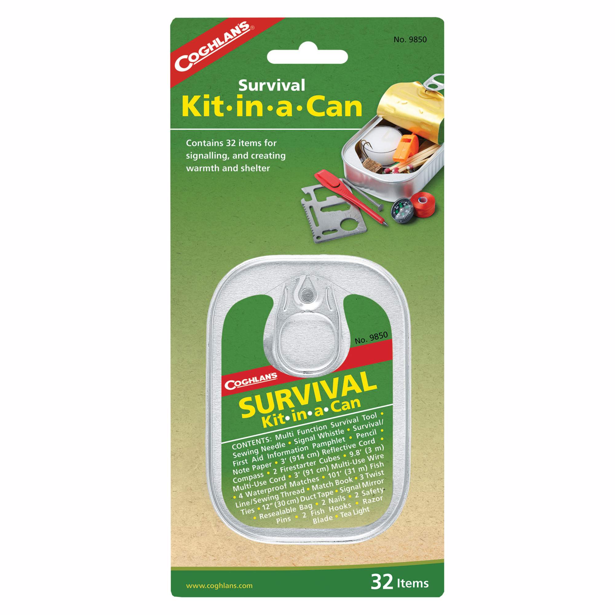 Coghlans SURVIVAL KIT KIT-IN-A-CAN Coghlans SURVIVAL KIT KIT-IN-A-CAN
