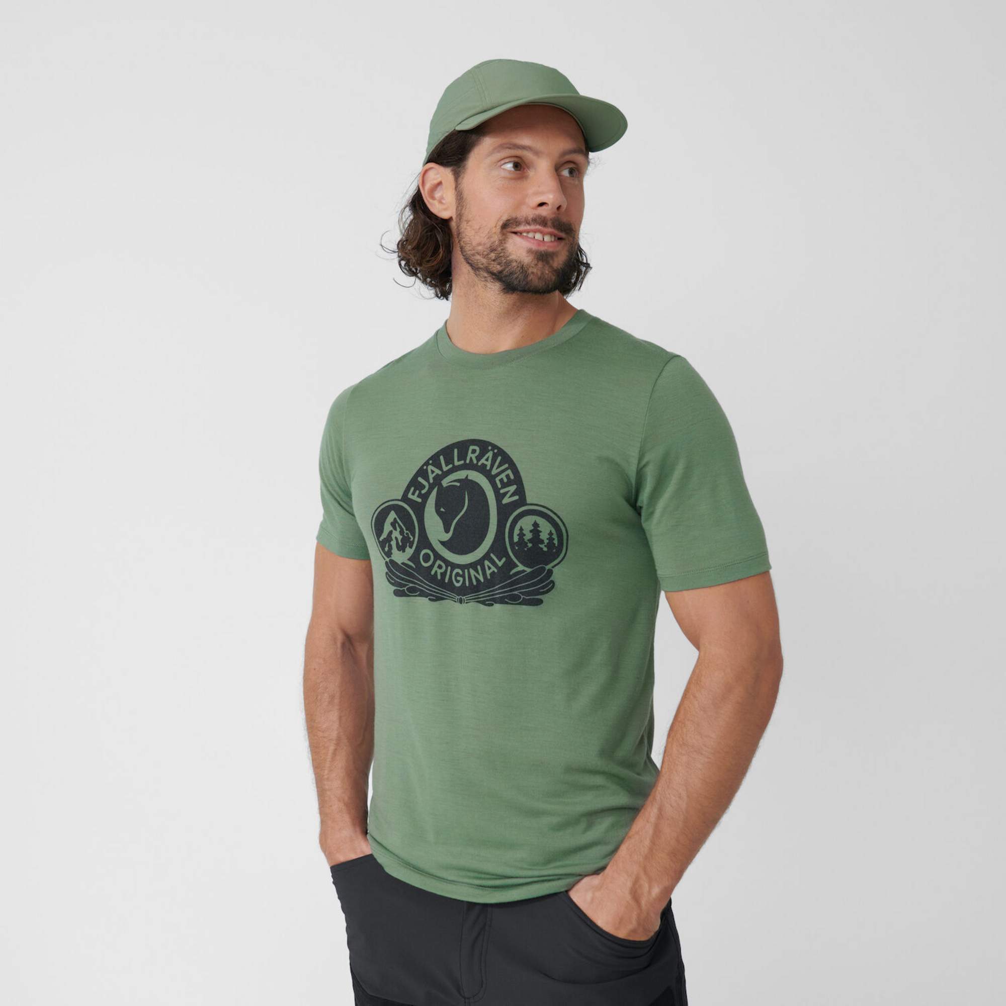 Fjällräven ABISKO WOOL CLASSIC SS M Herren - Funktionsshirt