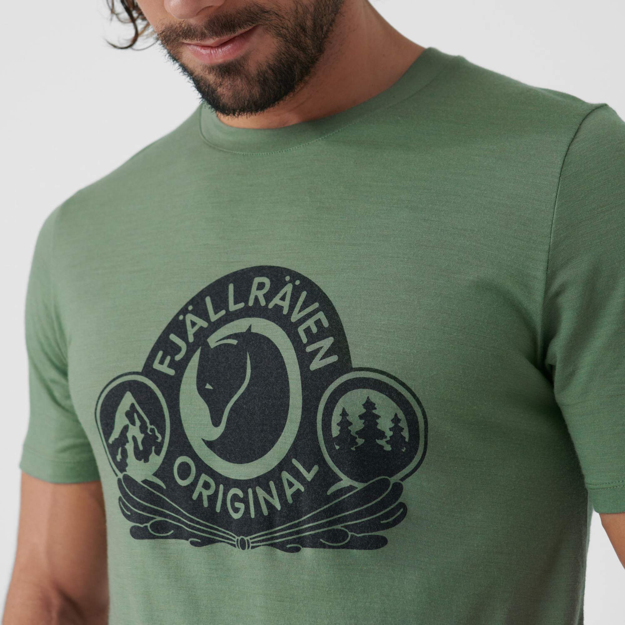Fjällräven ABISKO WOOL CLASSIC SS M Herren - Funktionsshirt