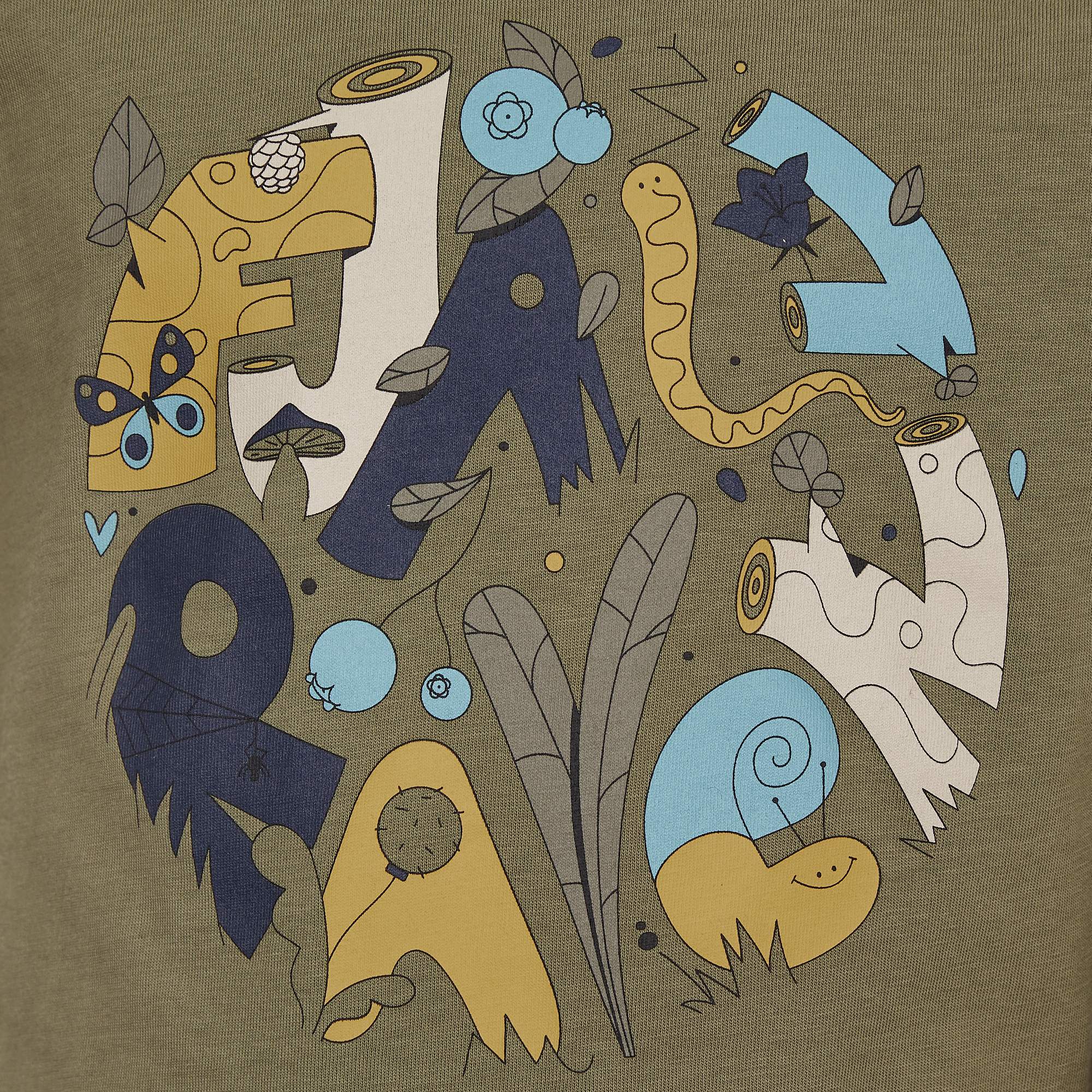 Fjällräven KIDS FOREST FINDINGS T-SHIRT Kinder - T-Shirt