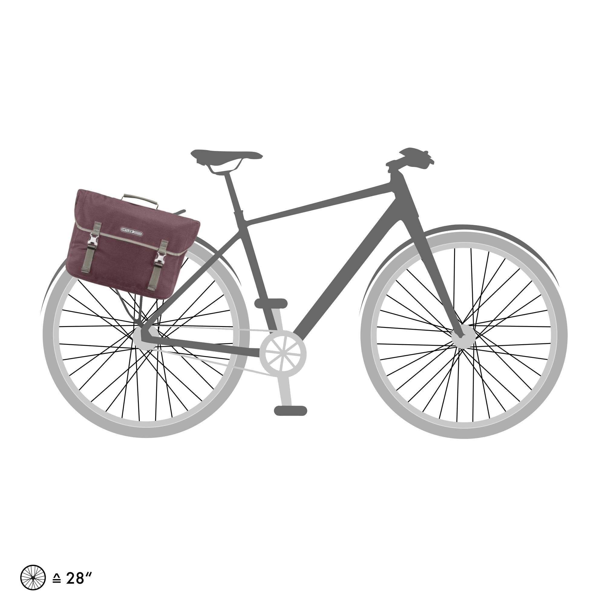 Ortlieb COMMUTER-BAG TWO URBAN QL2.1 - Fahrradtaschen
