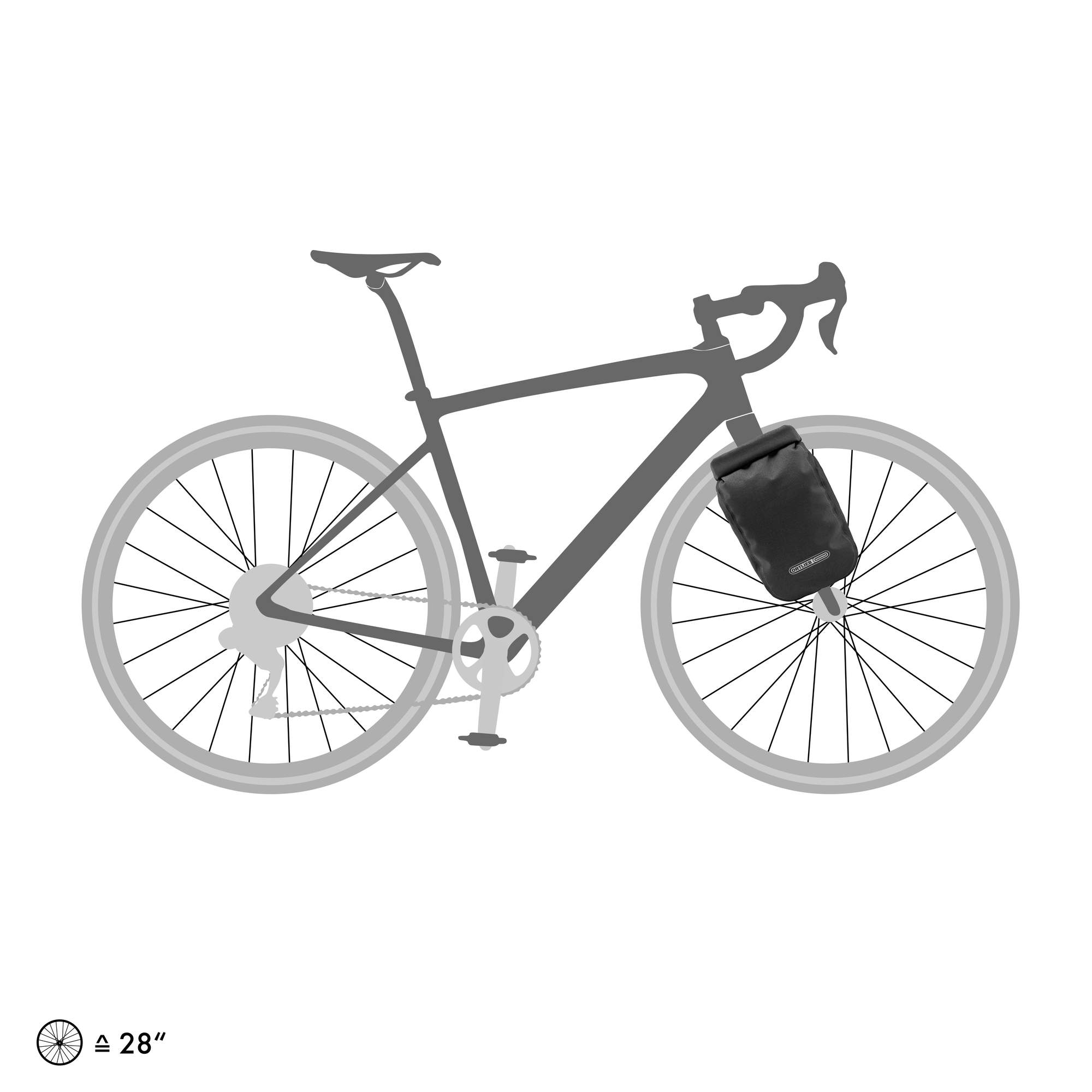 Ortlieb FORK-PACK PLUS 5,8L - Fahrradtasche
