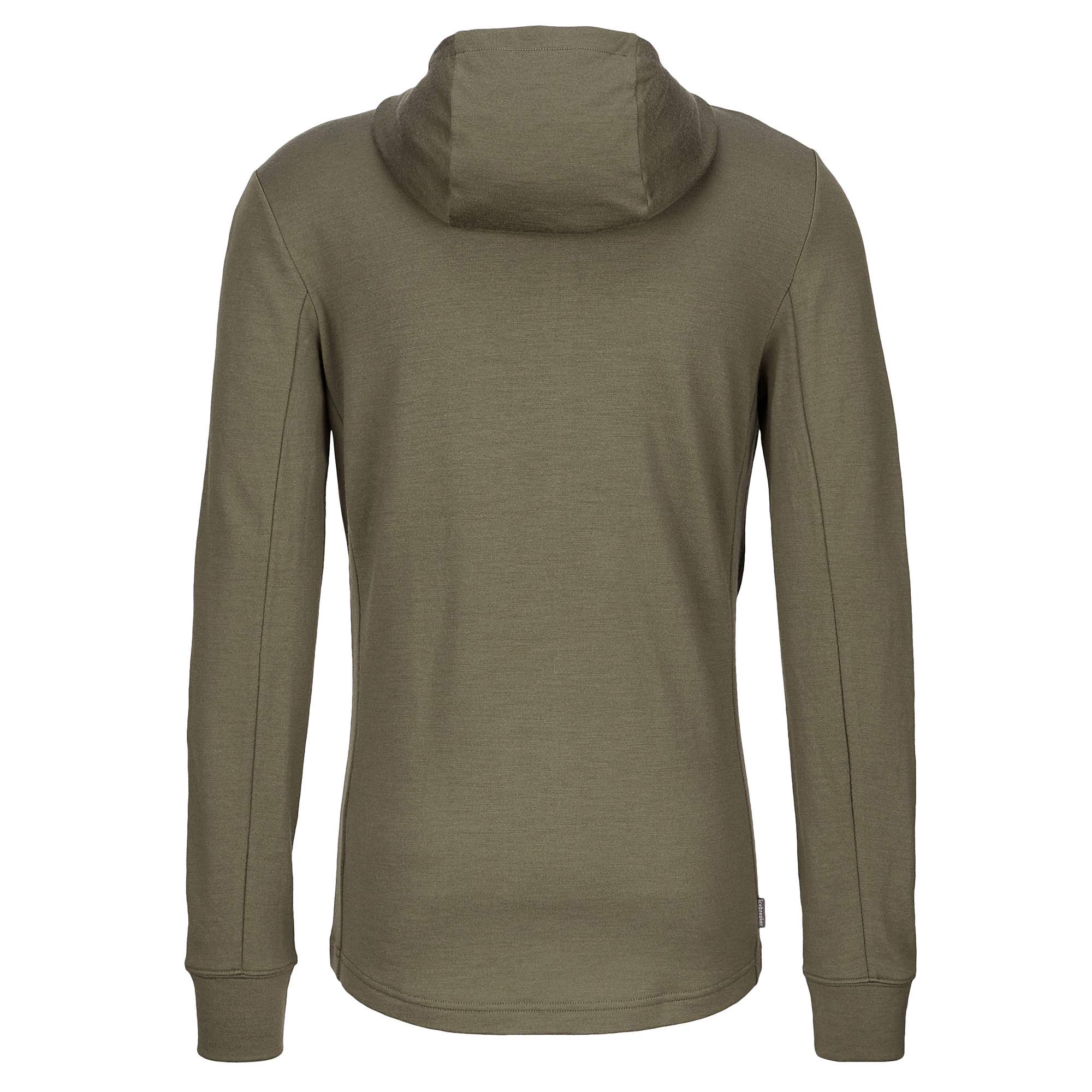 Icebreaker M QUANTUM III LS ZIP HOOD Herren - Wolljacke