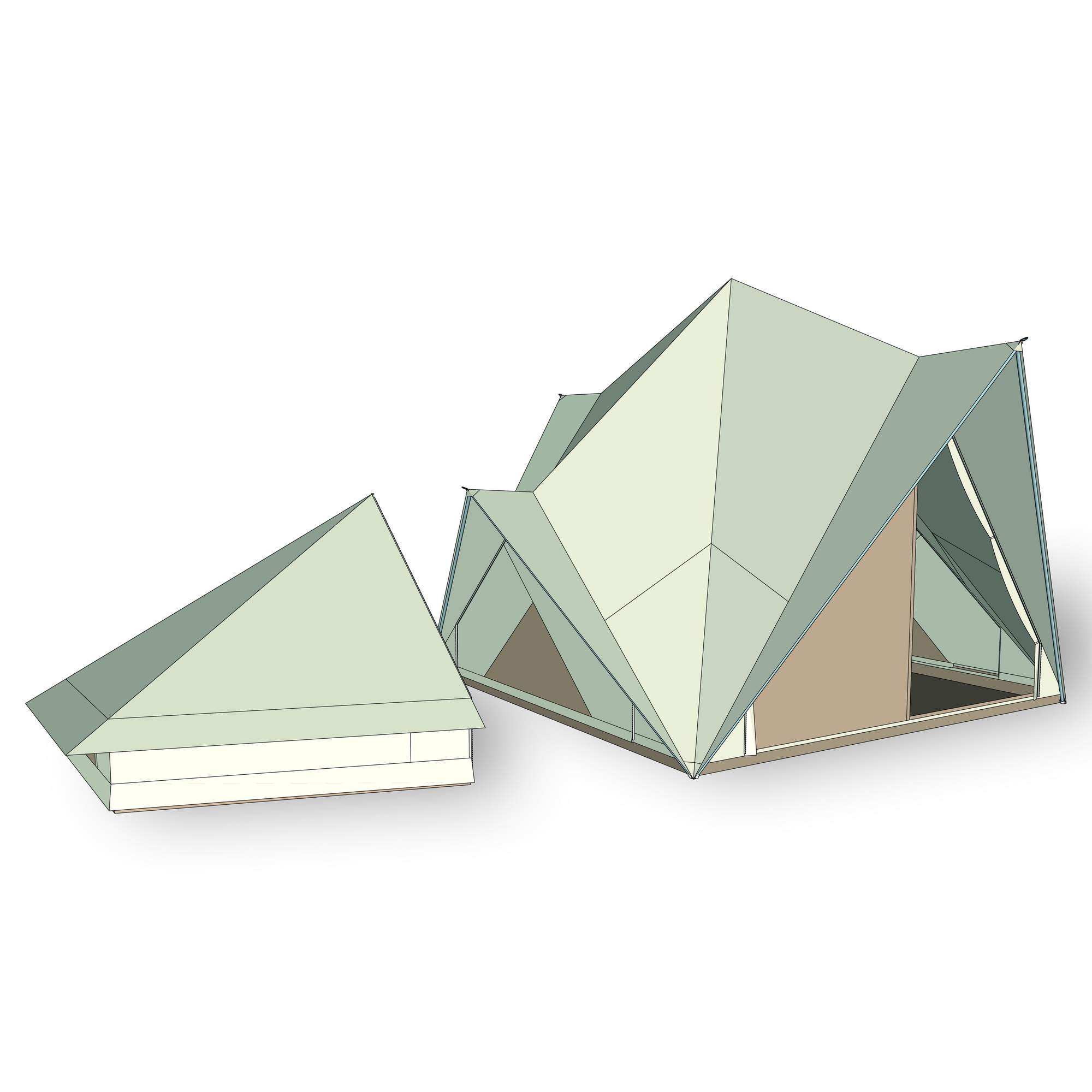 Nordisk MIDGARD ANNEX SMALL - Zeltzubehör