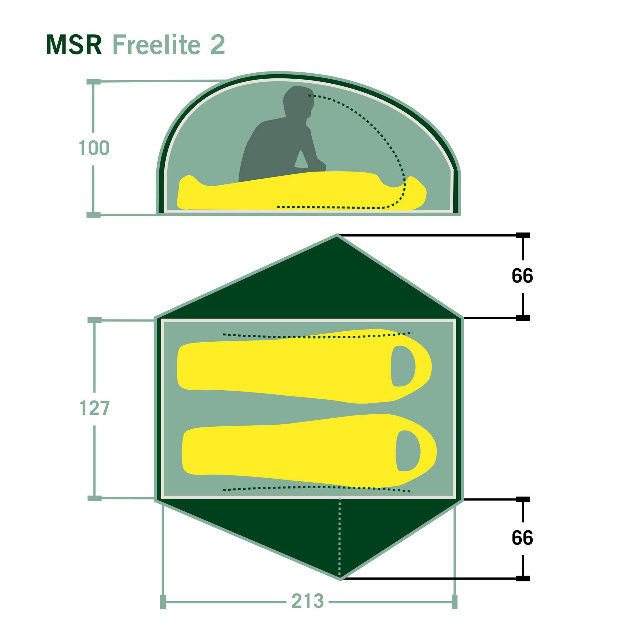MSR FREELITE 2 - Kuppelzelt