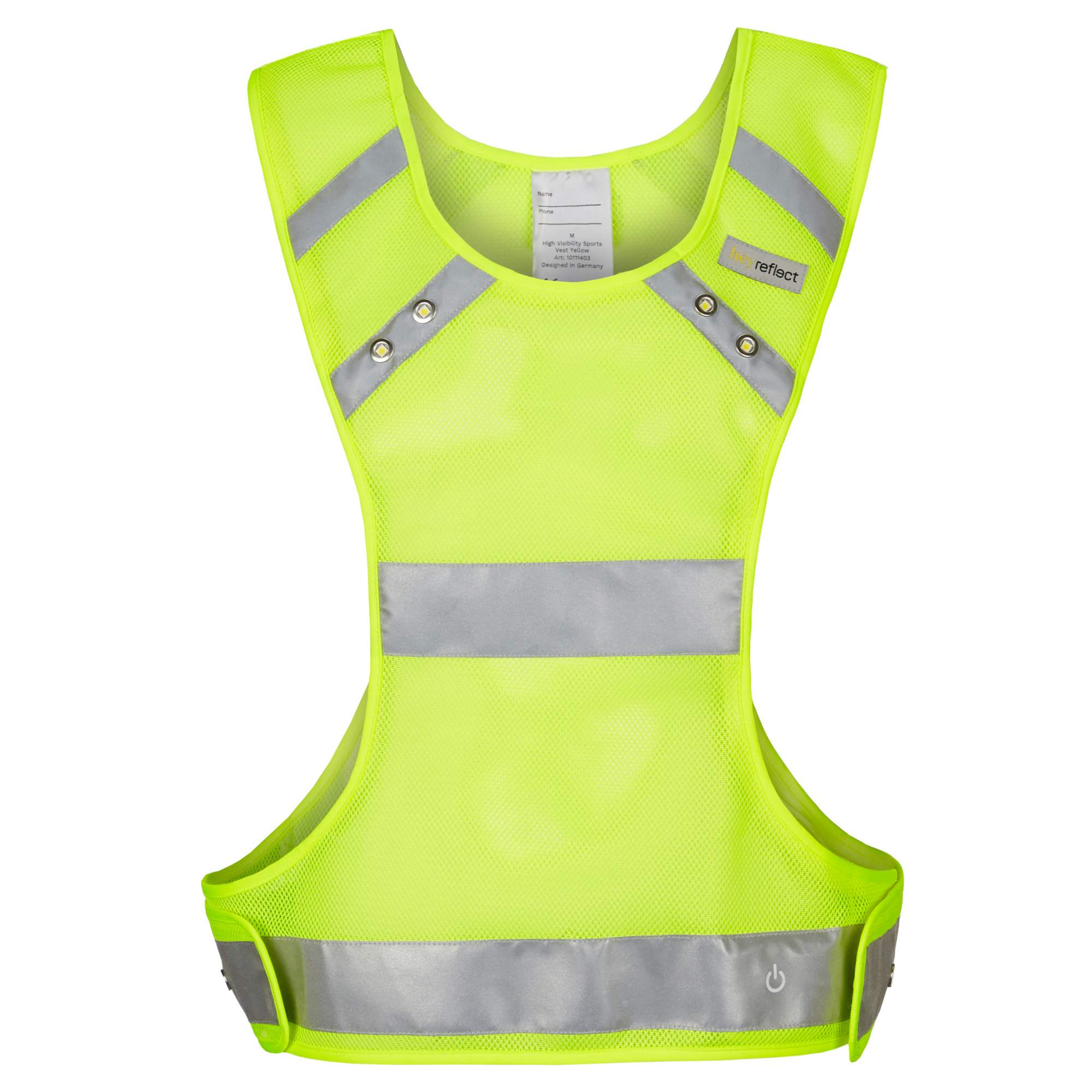 heyReflect LED HIGH VISIBILITY SPORTS VEST Unisex - Weste