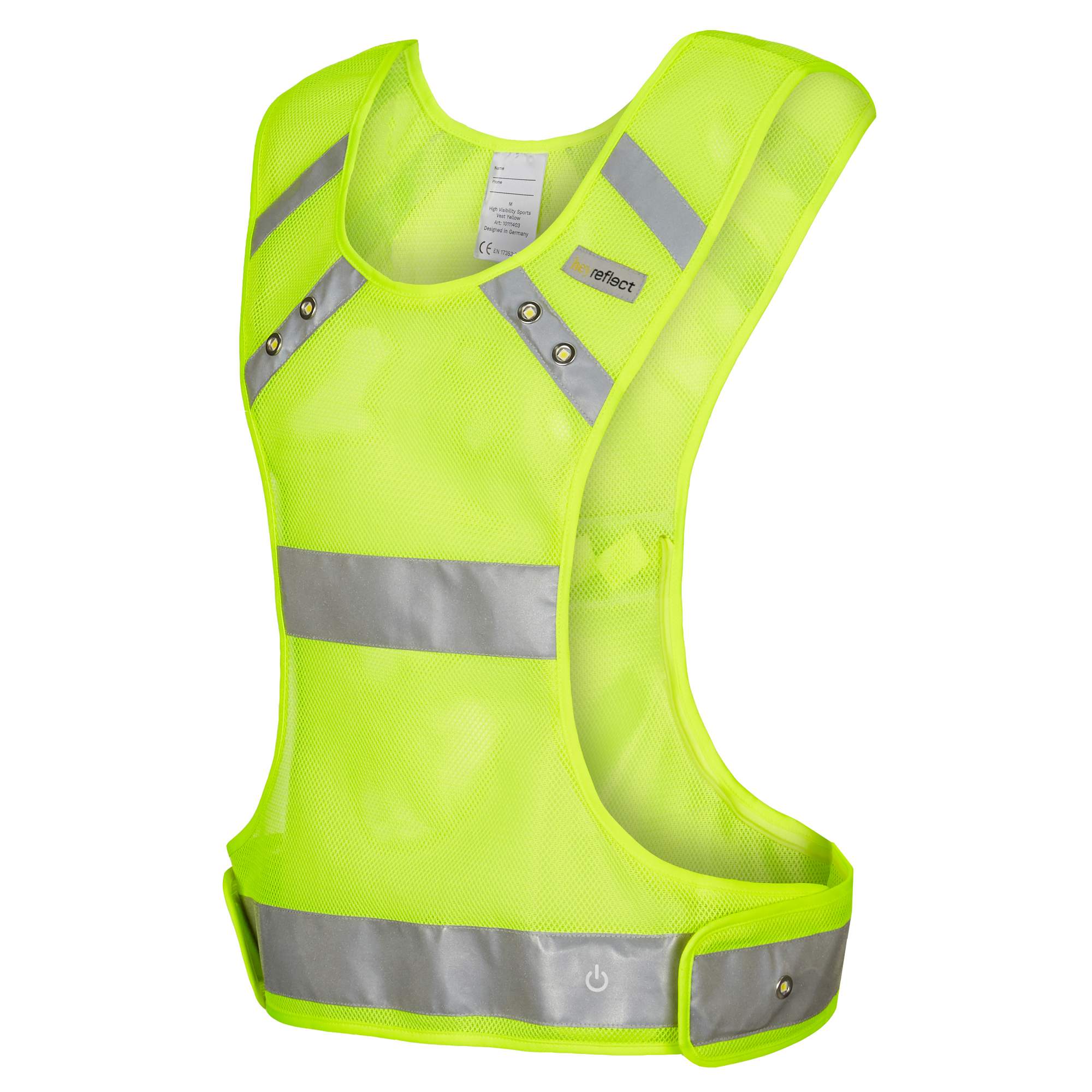 heyReflect LED HIGH VISIBILITY SPORTS VEST Unisex - Weste