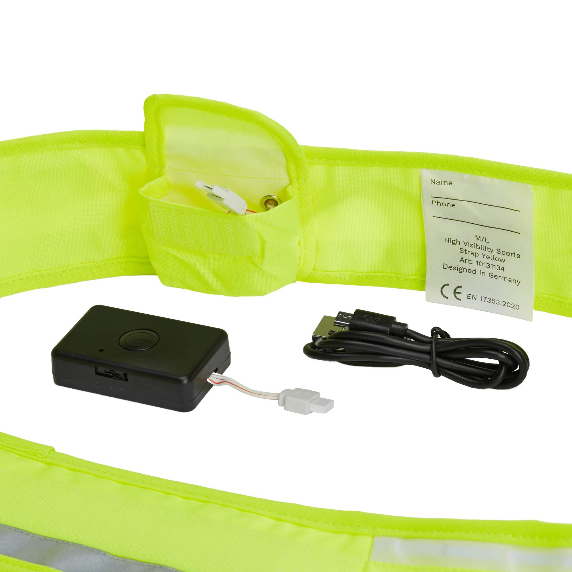 heyReflect LED HIGH VISIBILITY STRAP Unisex