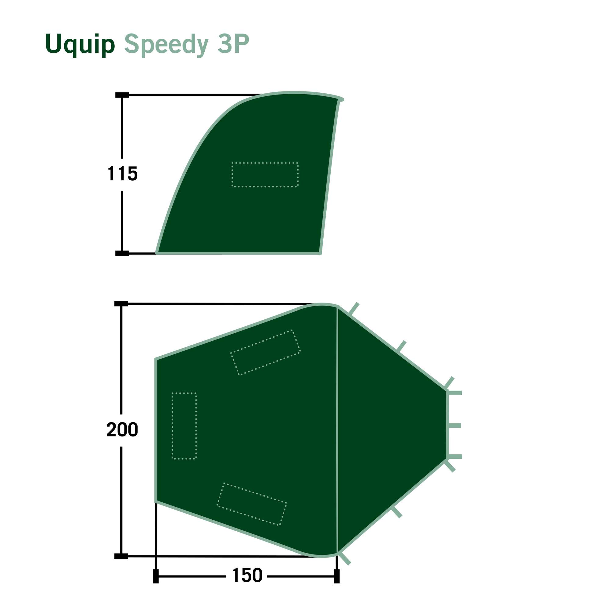 UQUIP SPEEDY SAND - Strandmuschel
