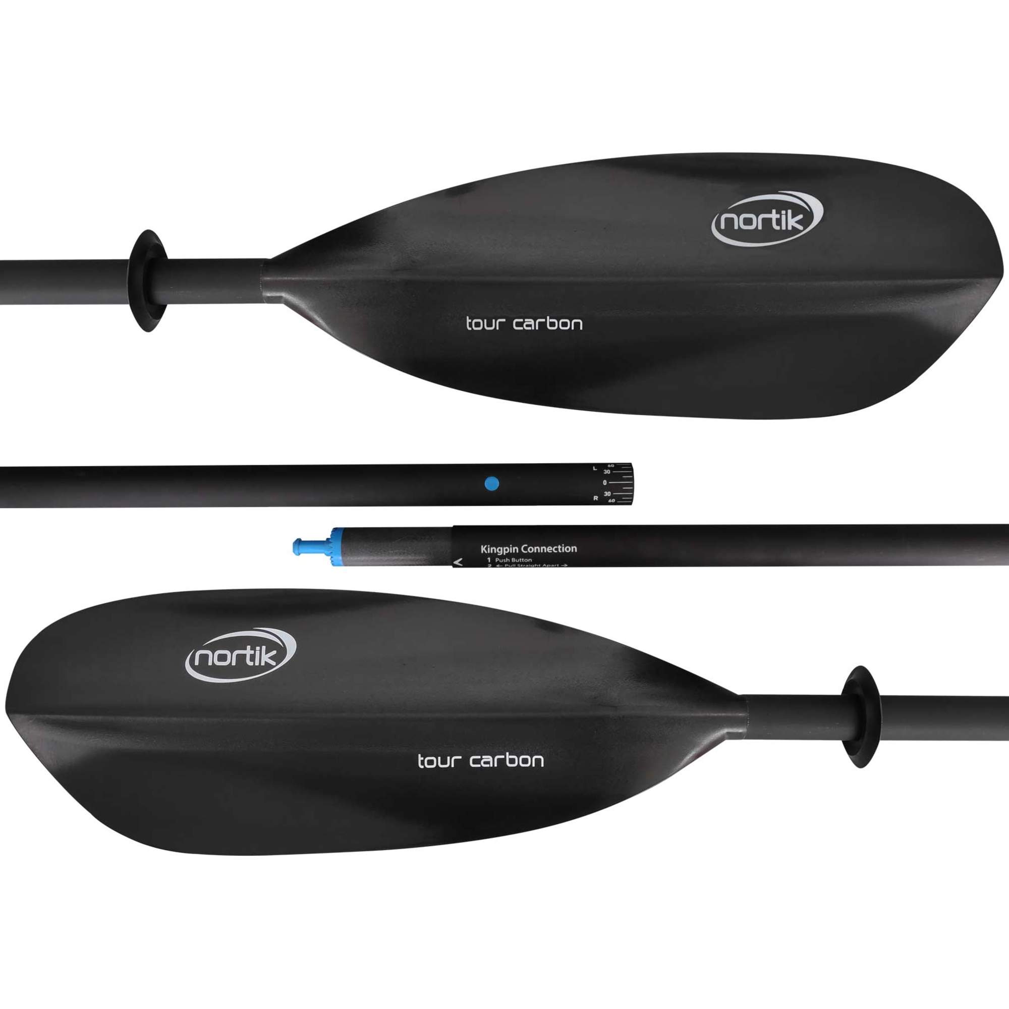 Nortik TOUR CARBON 4-PIECE | KING-PIN - Doppelpaddel