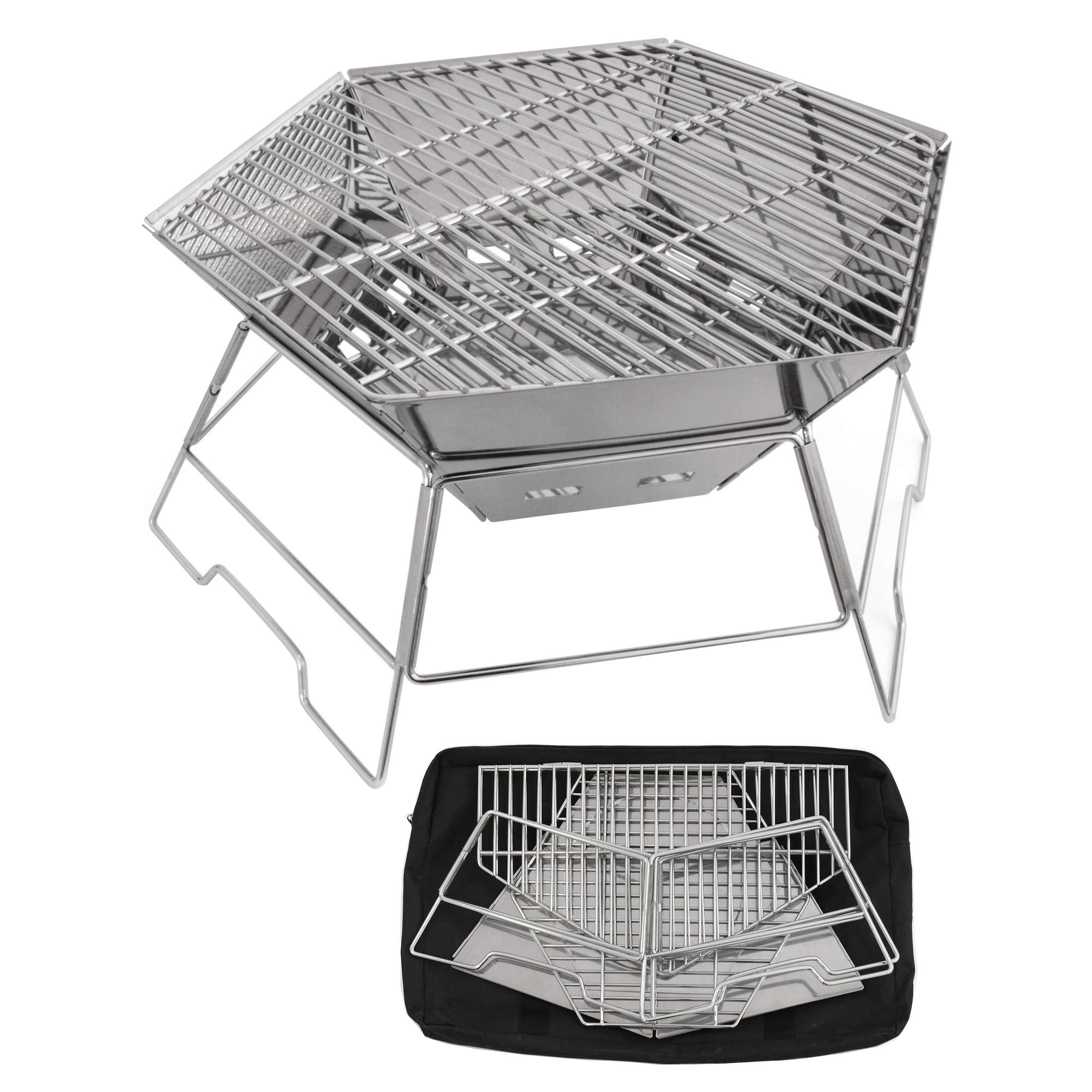 Origin Outdoors GRILL- UND FEUERSCHALE HEXAGON - Grill