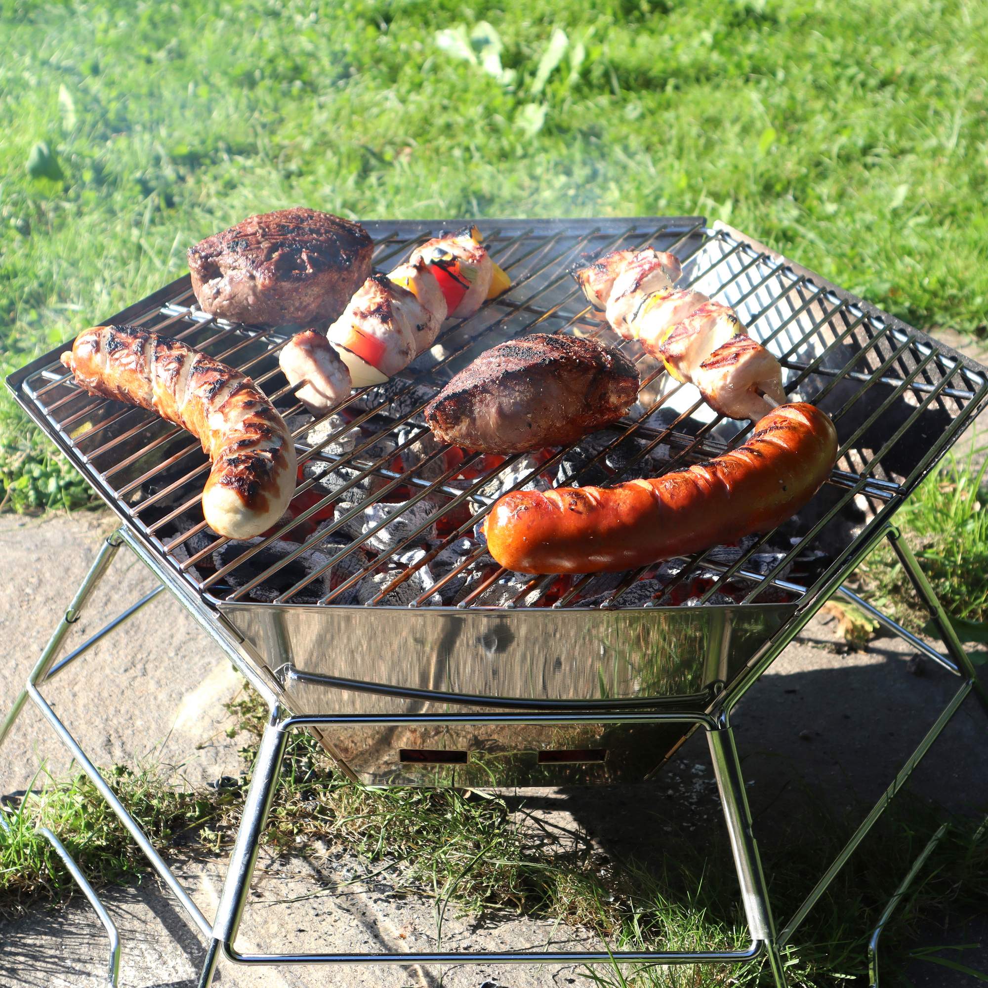 Origin Outdoors GRILL- UND FEUERSCHALE HEXAGON - Grill