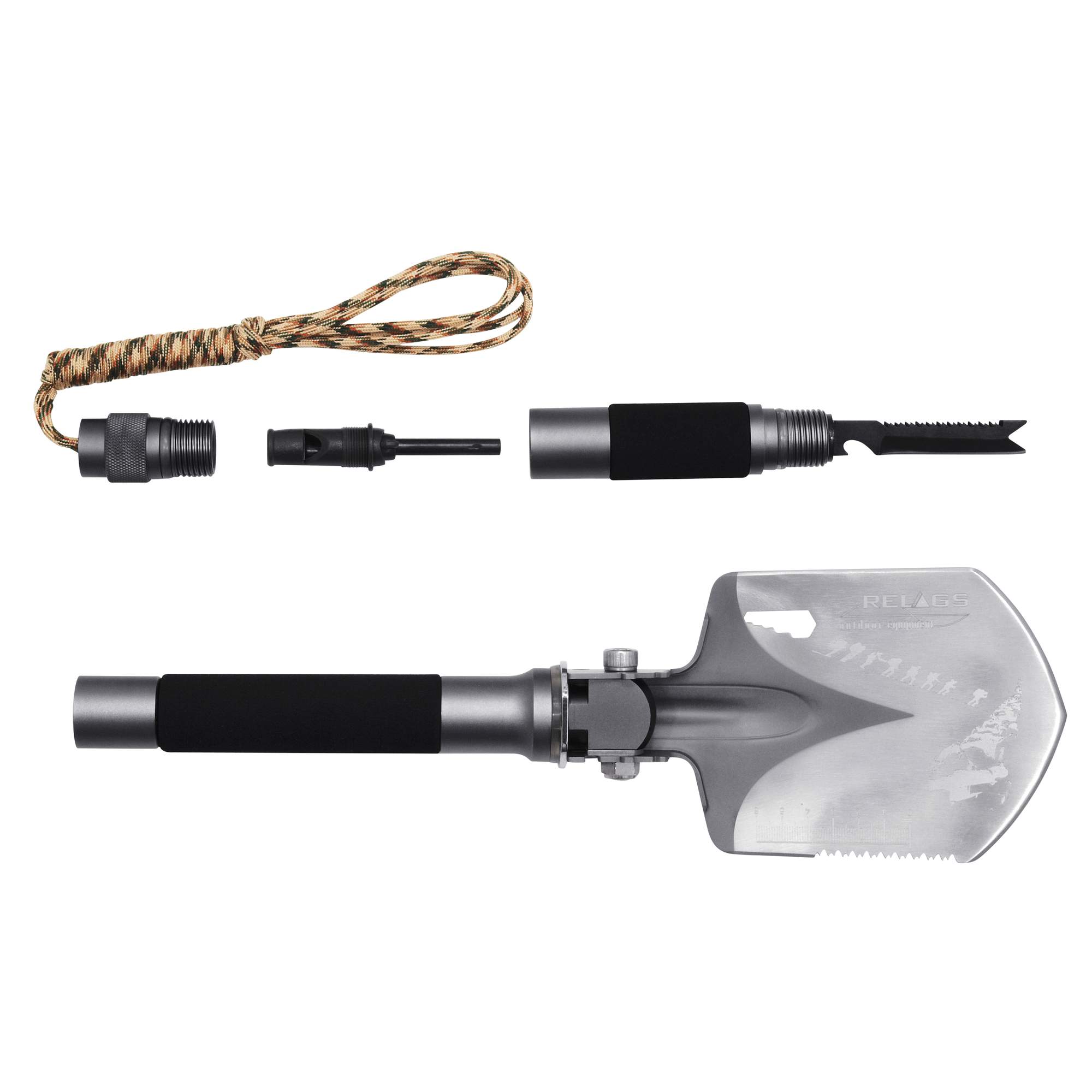 Origin Outdoors SCHAUFEL SURVIVAL 10 IN 1 - Klappspaten