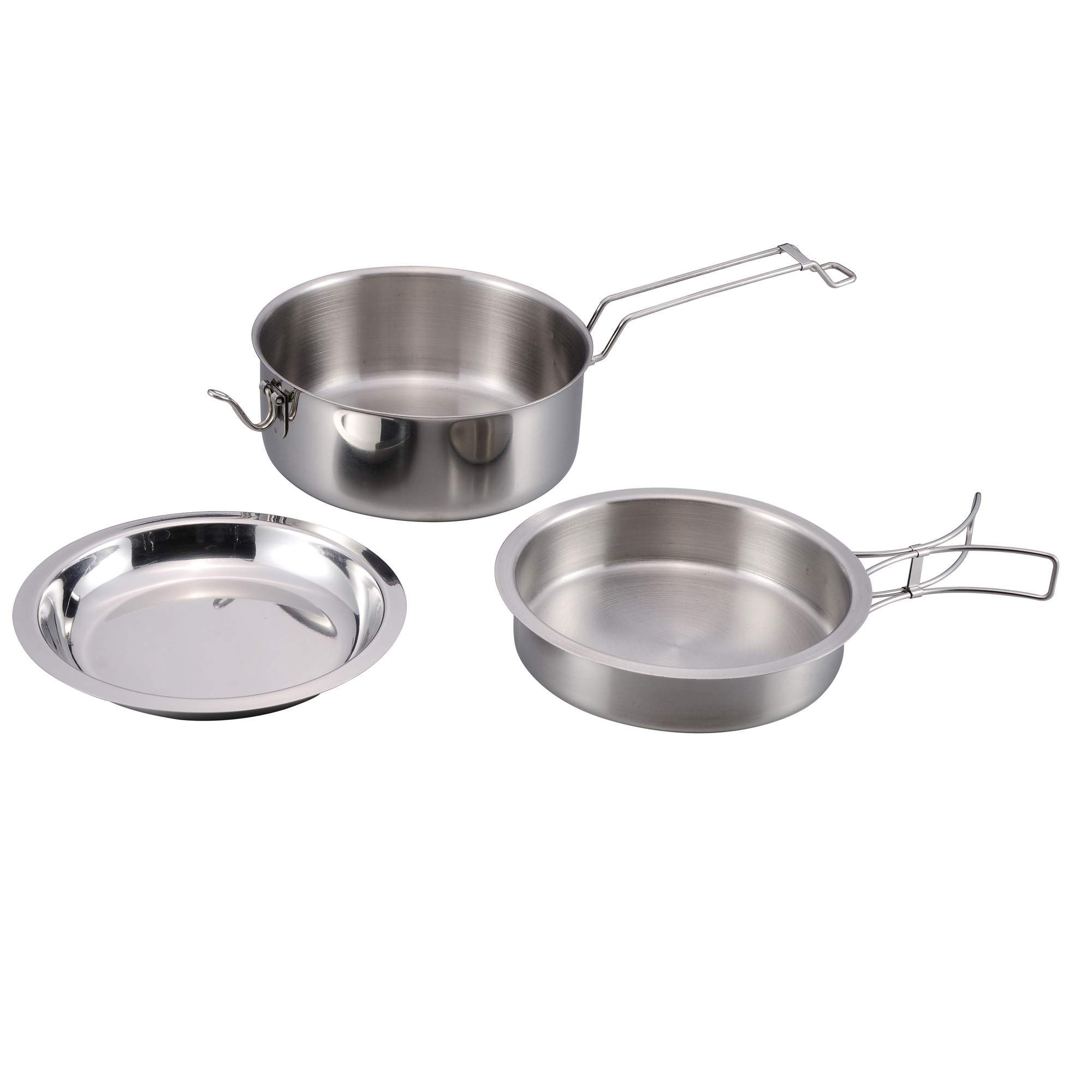 Origin Outdoors EDELSTAHLKOCHSET SNAP-PACK - Geschirrset