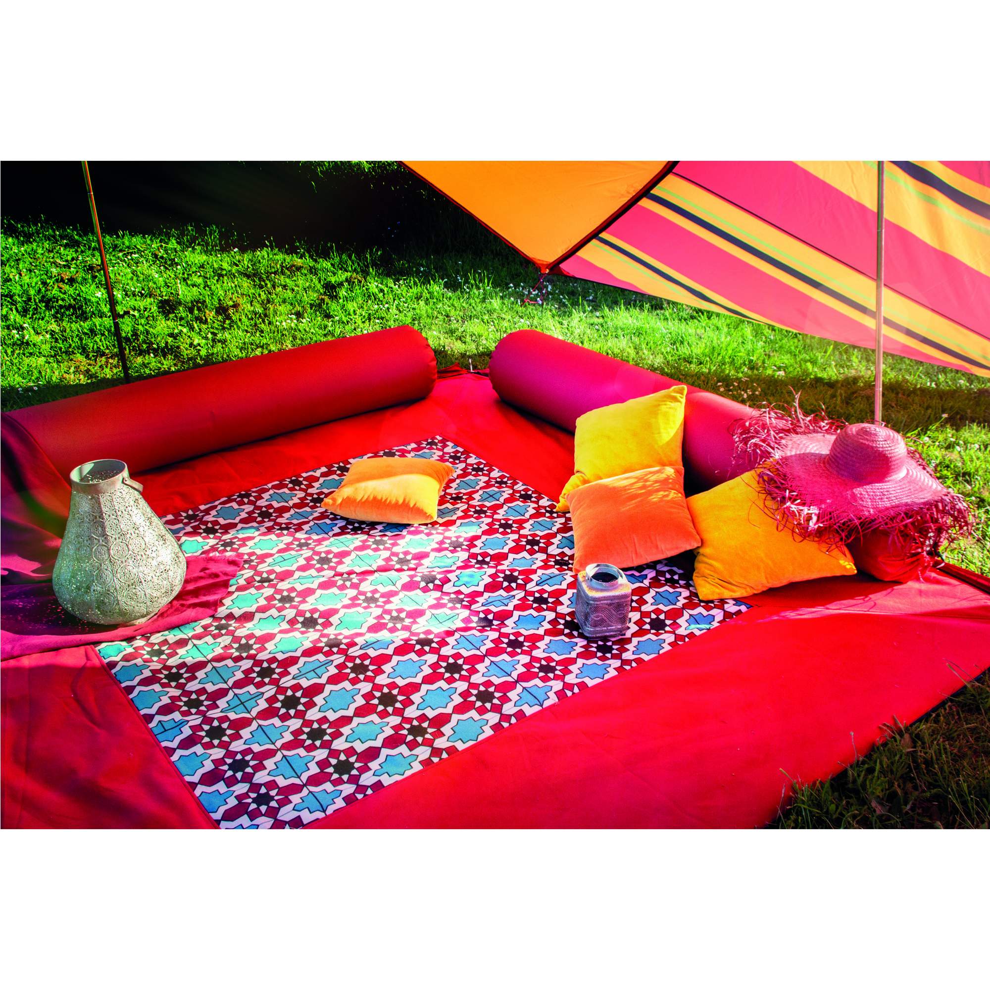 Bent VERBINDBARER TEPPICH ZIP-CARPET ORIENT - Picknickdecke