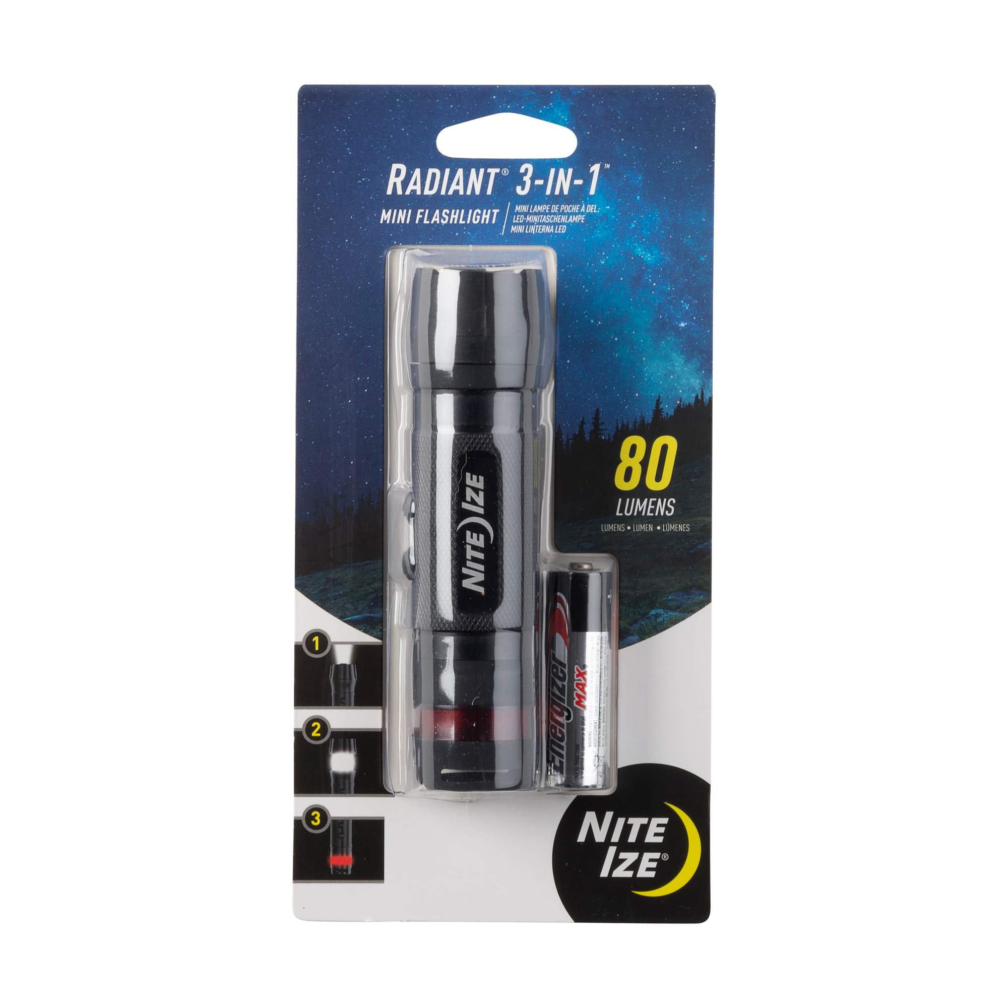Nite Ize RADIANT 3-IN-1 MINI FLASHLIGHT - Schlüsselanhänger