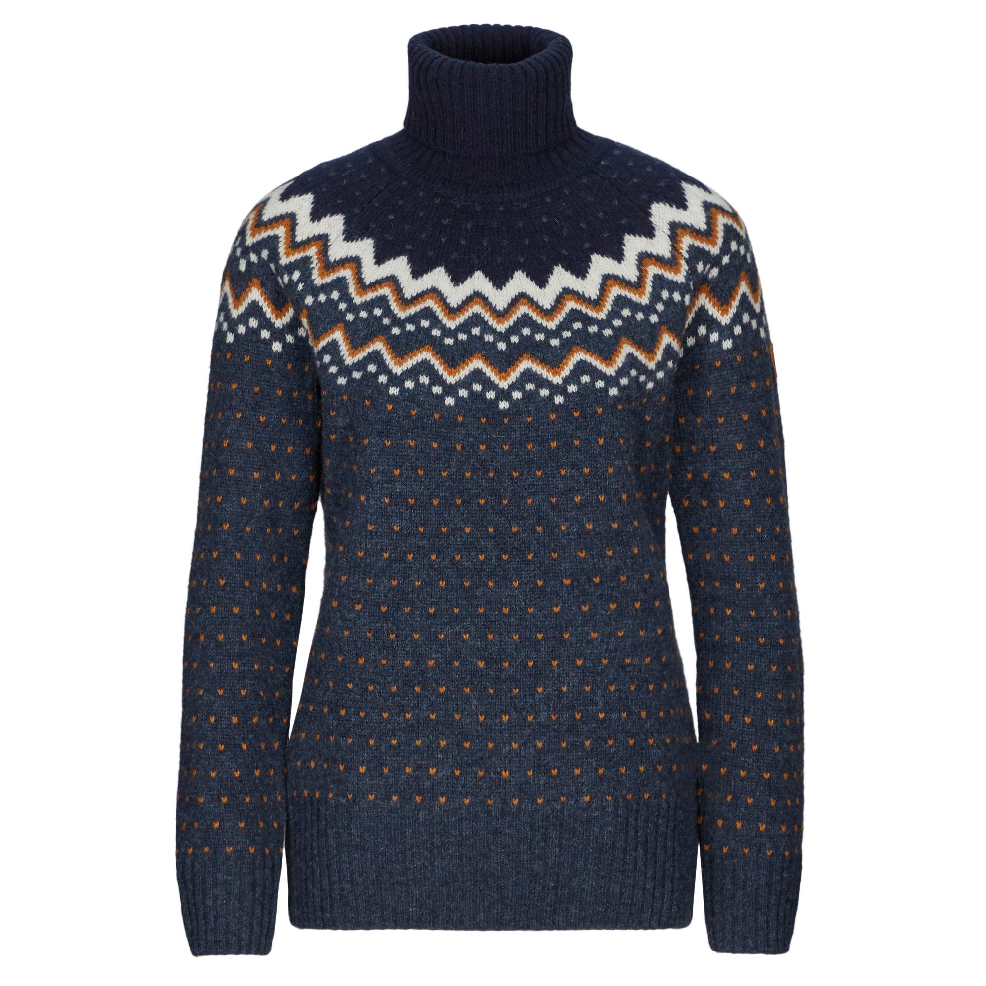 Fjällräven ÖVIK KNIT ROLLER NECK W Damen - Wollpullover Fjällräven ÖVIK KNIT ROLLER NECK W Damen - Wollpullover