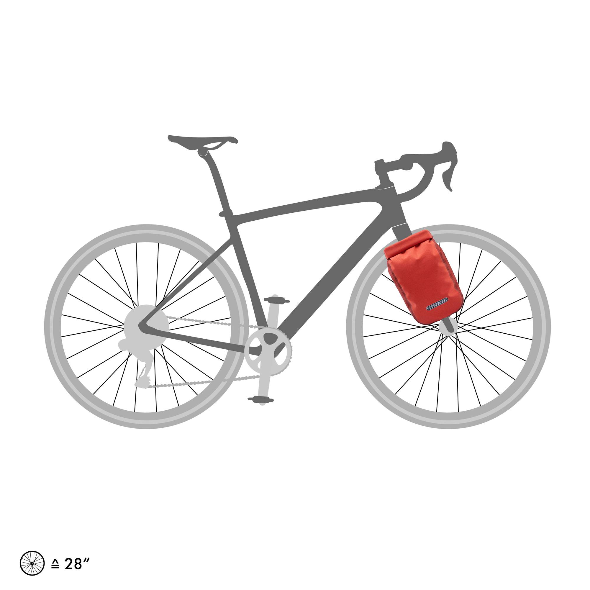 Ortlieb FORK-PACK PLUS 5.8 L - Fahrradtasche
