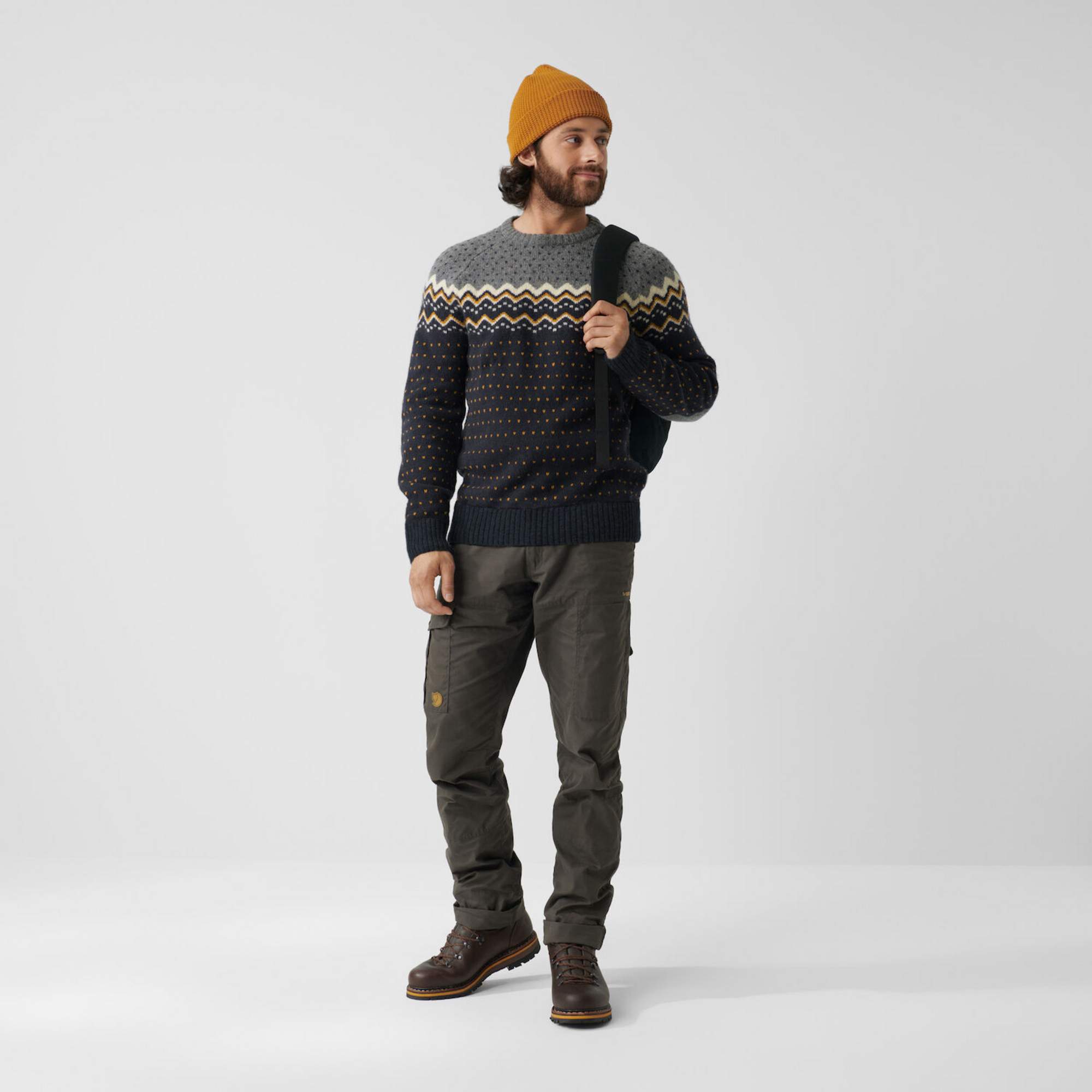 Fjällräven ÖVIK KNIT SWEATER M Herren - Wollpullover