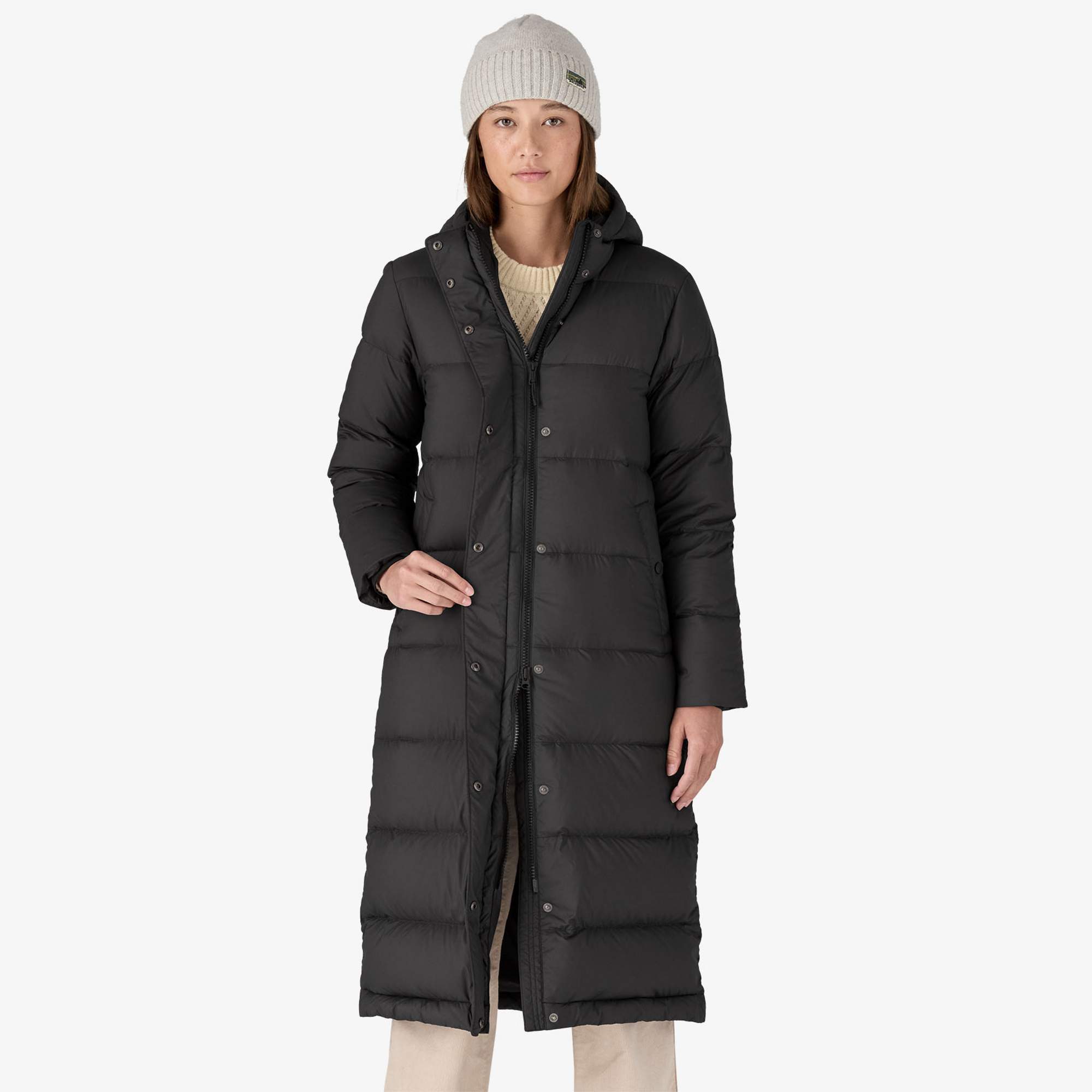 Patagonia W\'S SILENT DOWN LONG PARKA Damen - Daunenmantel
