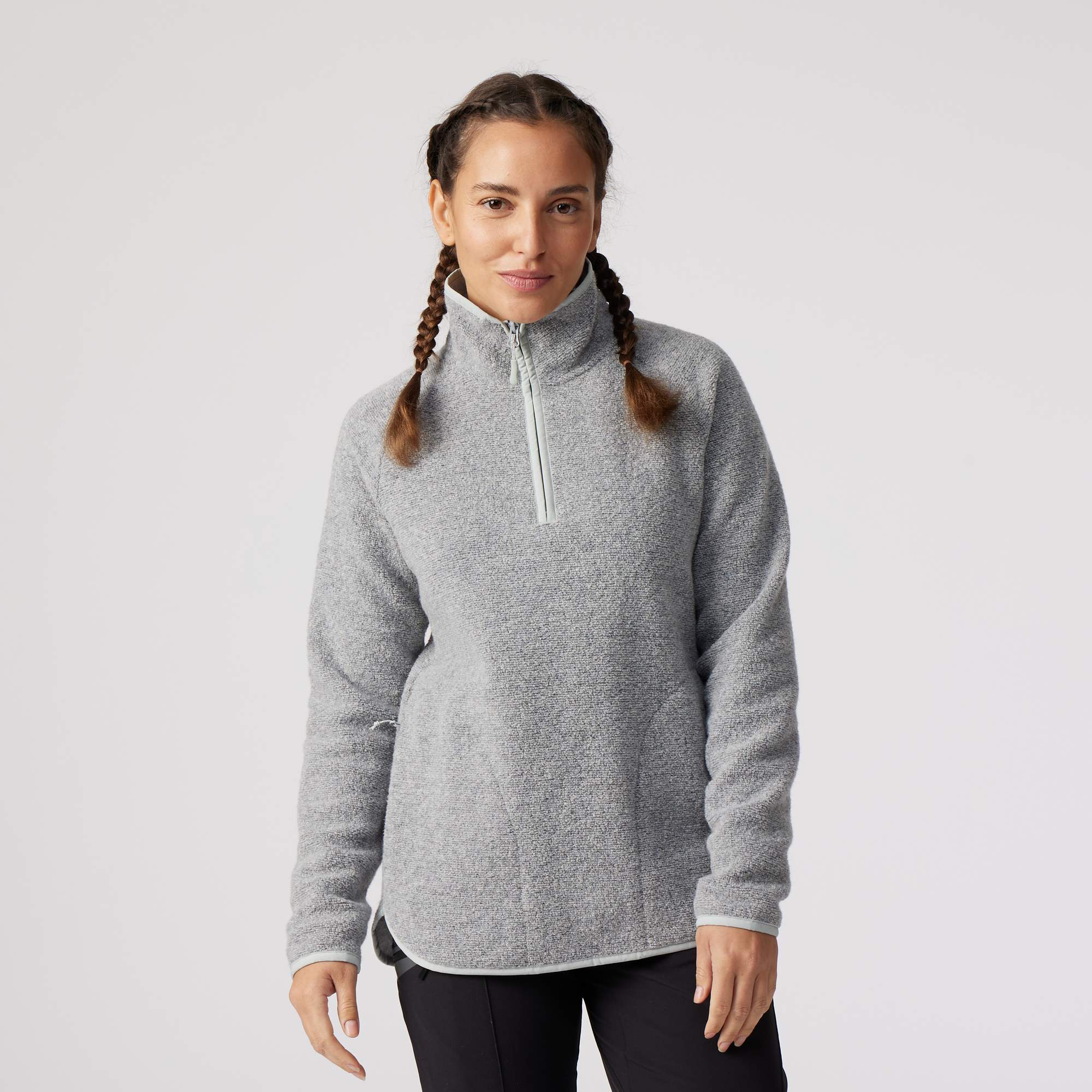 FRILUFTS REILA KNITTED FLEECE HALFZIP Damen - Wollpullover
