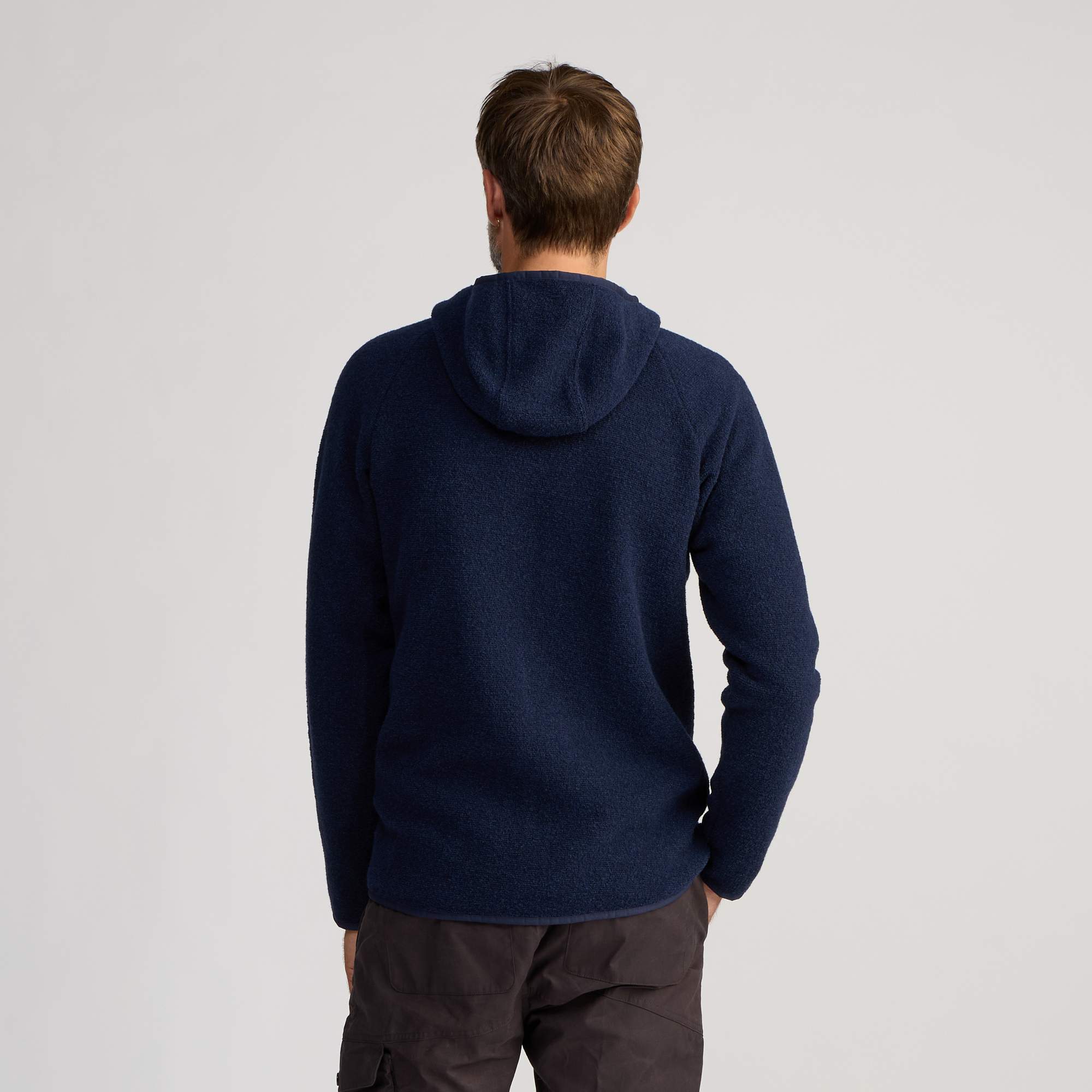 FRILUFTS REILA HOODED KNITTED FLEECE JACKET Herren - Wolljacke