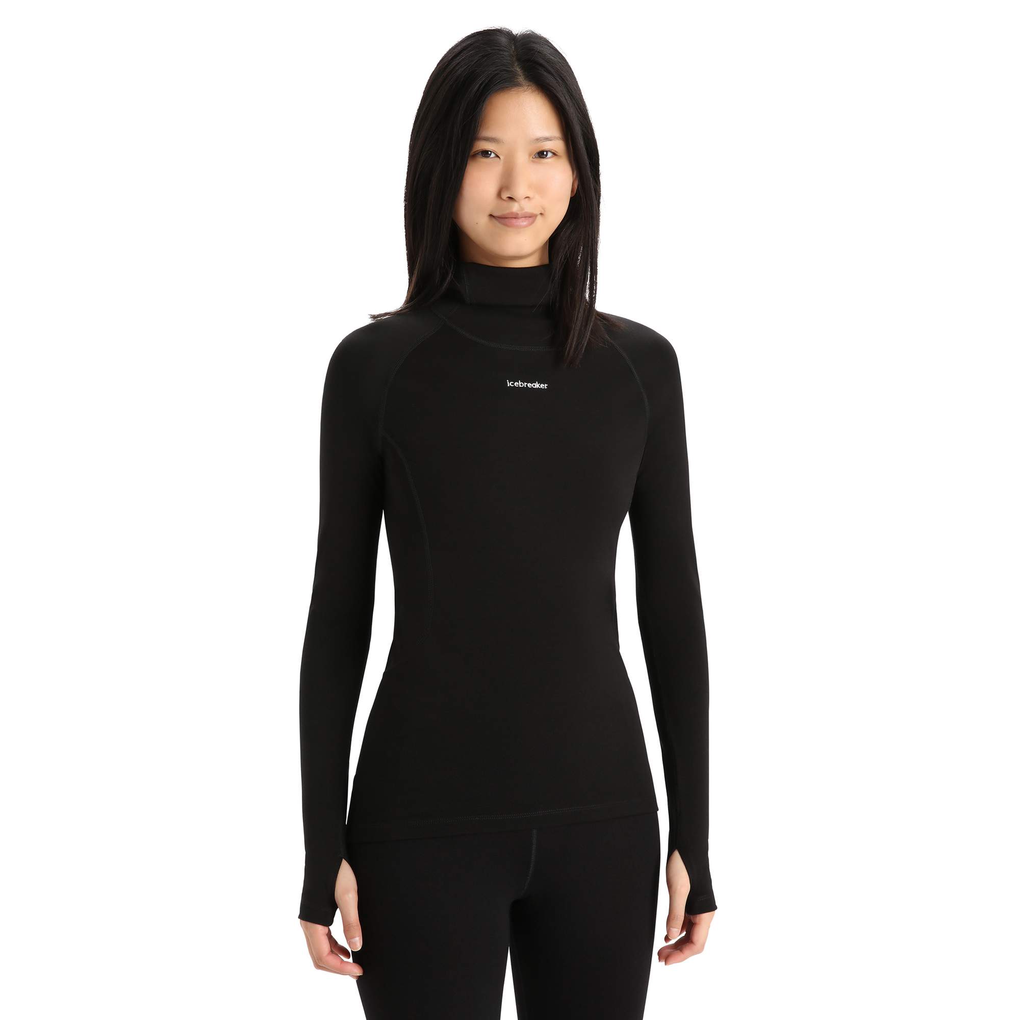 Icebreaker W MERINO LS ROLL NECK Damen - Funktionsshirt