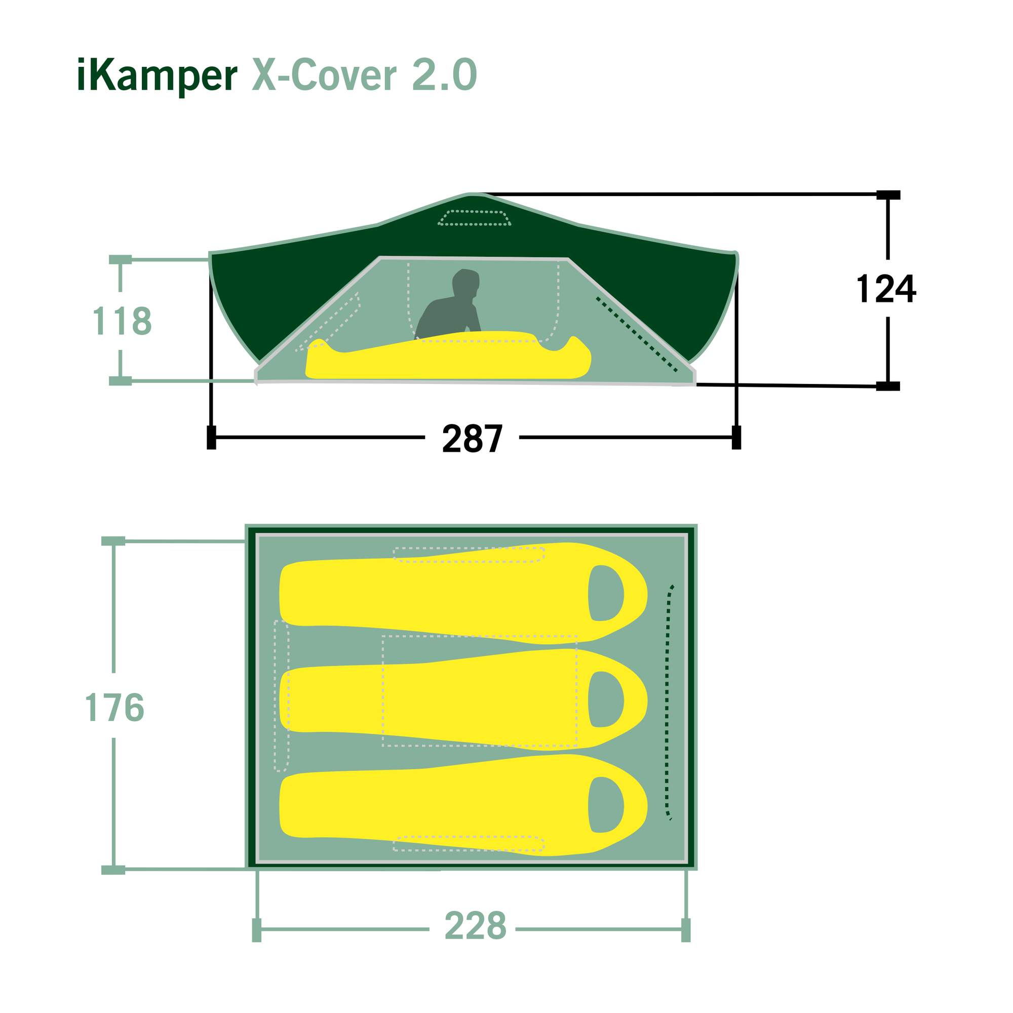 iKamper X-COVER 2.0 - Dachzelt iKamper X-COVER 2.0 - Dachzelt