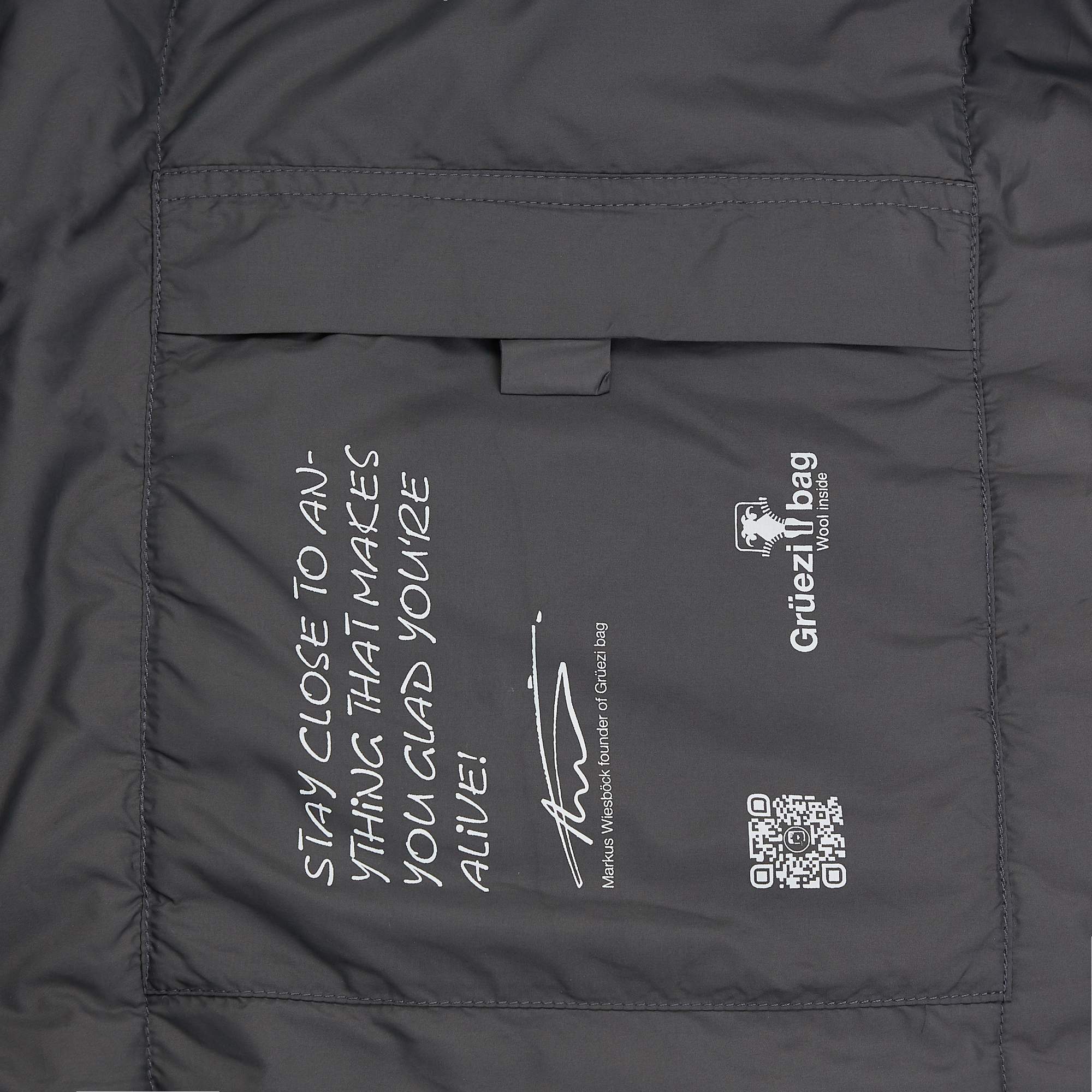 Grüezi bag BIOPOD WOLLE SURVIVAL Unisex - Deckenschlafsack Grüezi bag BIOPOD WOLLE SURVIVAL Unisex - Deckenschlafsack