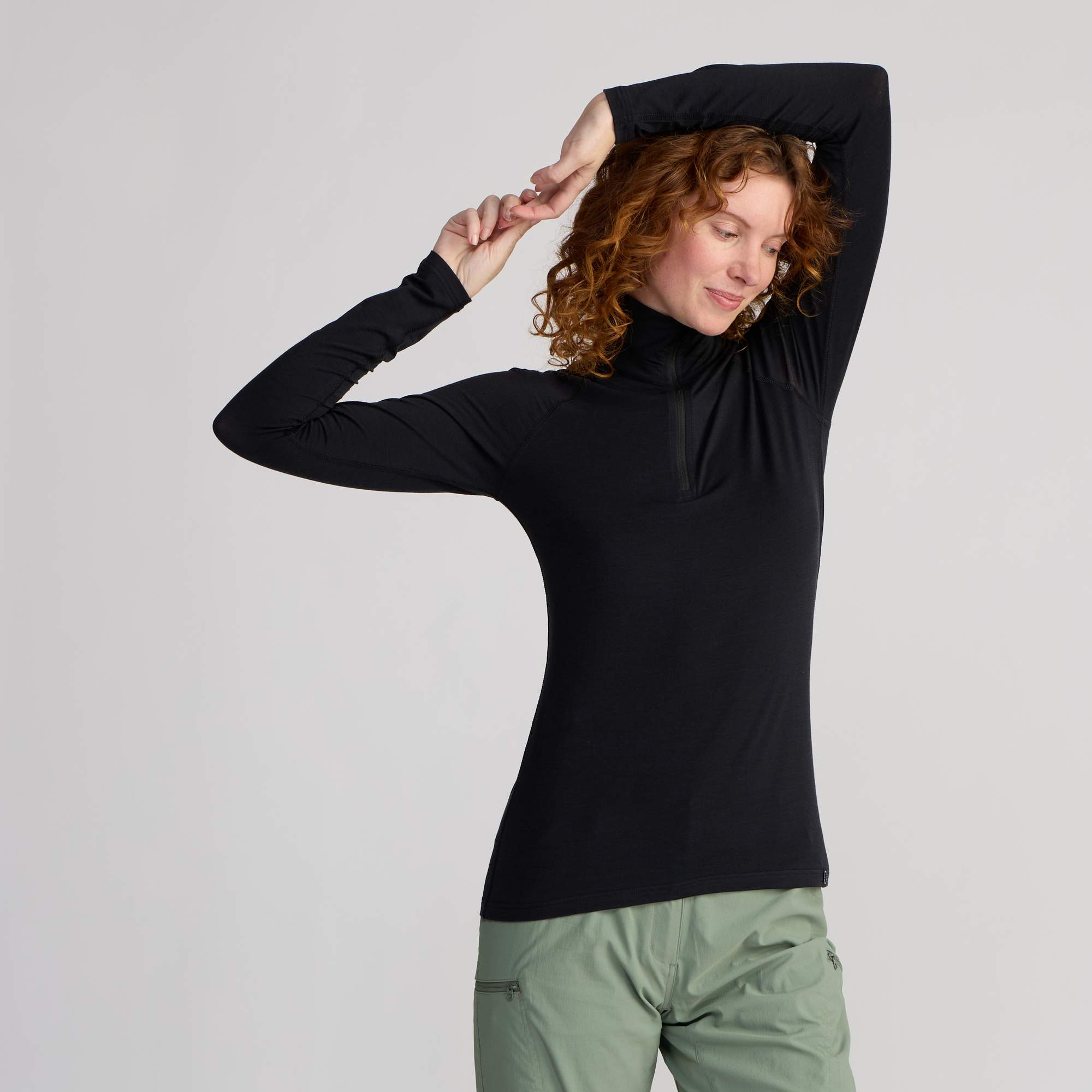 FRILUFTS OJOBI HALFZIP LONGSLEEVE Damen - Funktionsshirt