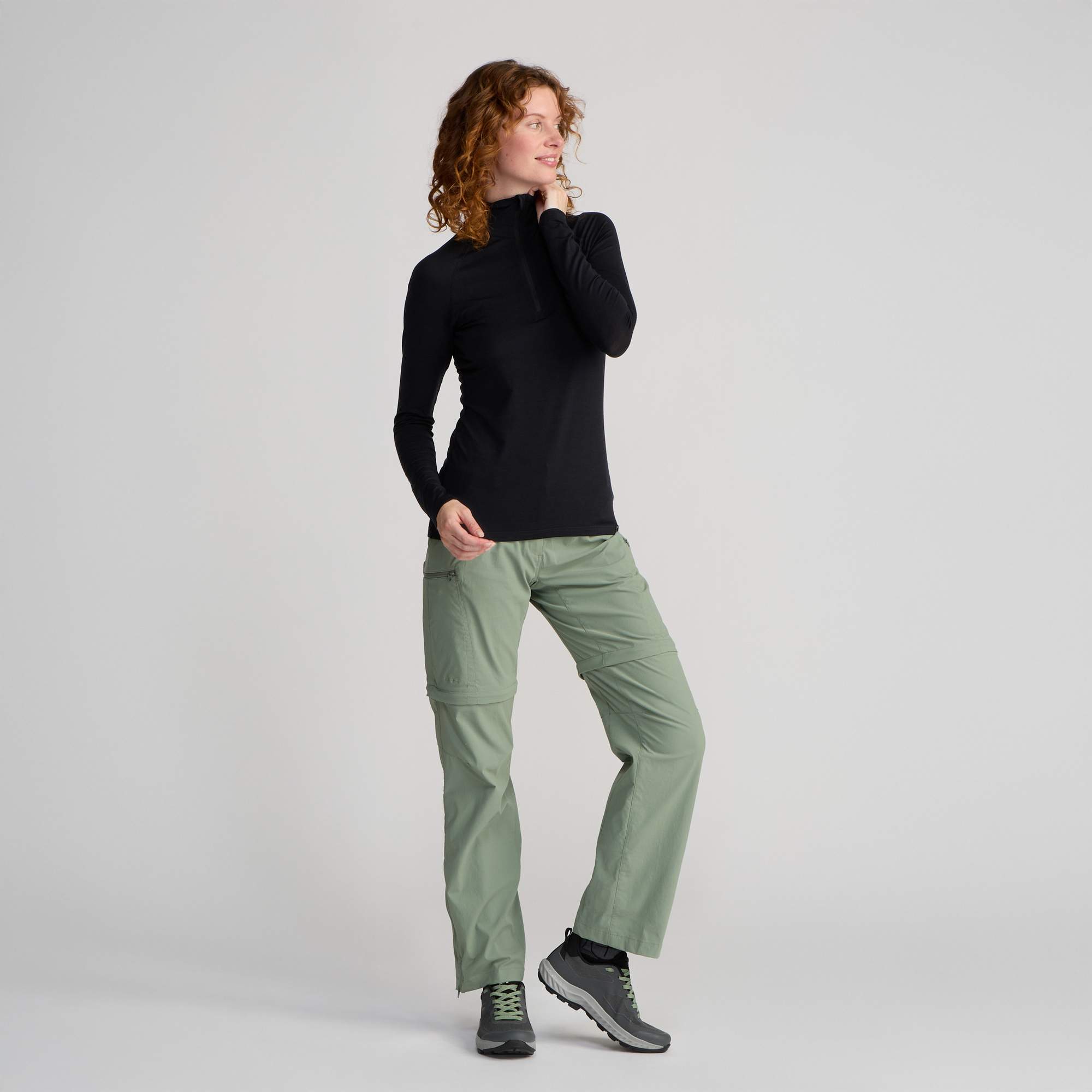 FRILUFTS OJOBI HALFZIP LONGSLEEVE Damen - Funktionsshirt