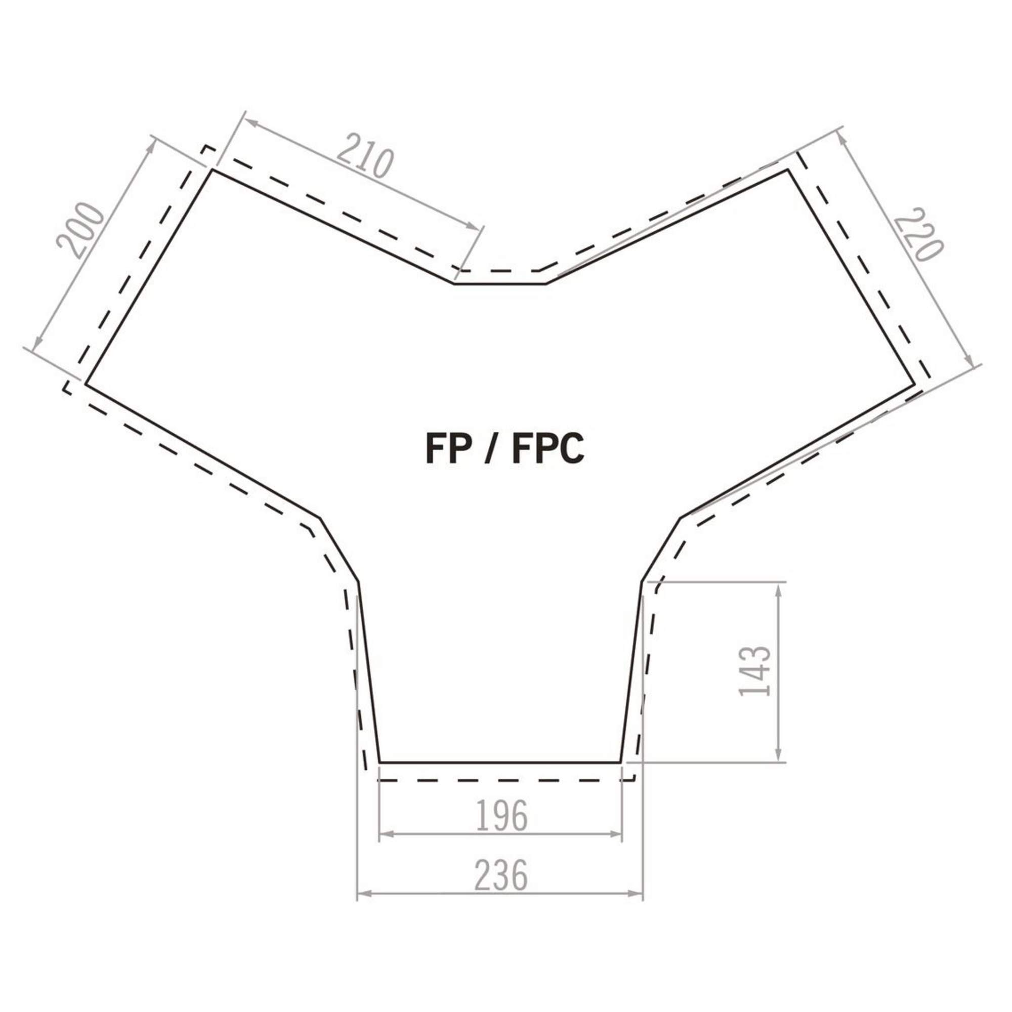 Vaude FPC BADAWI 6P - Footprint