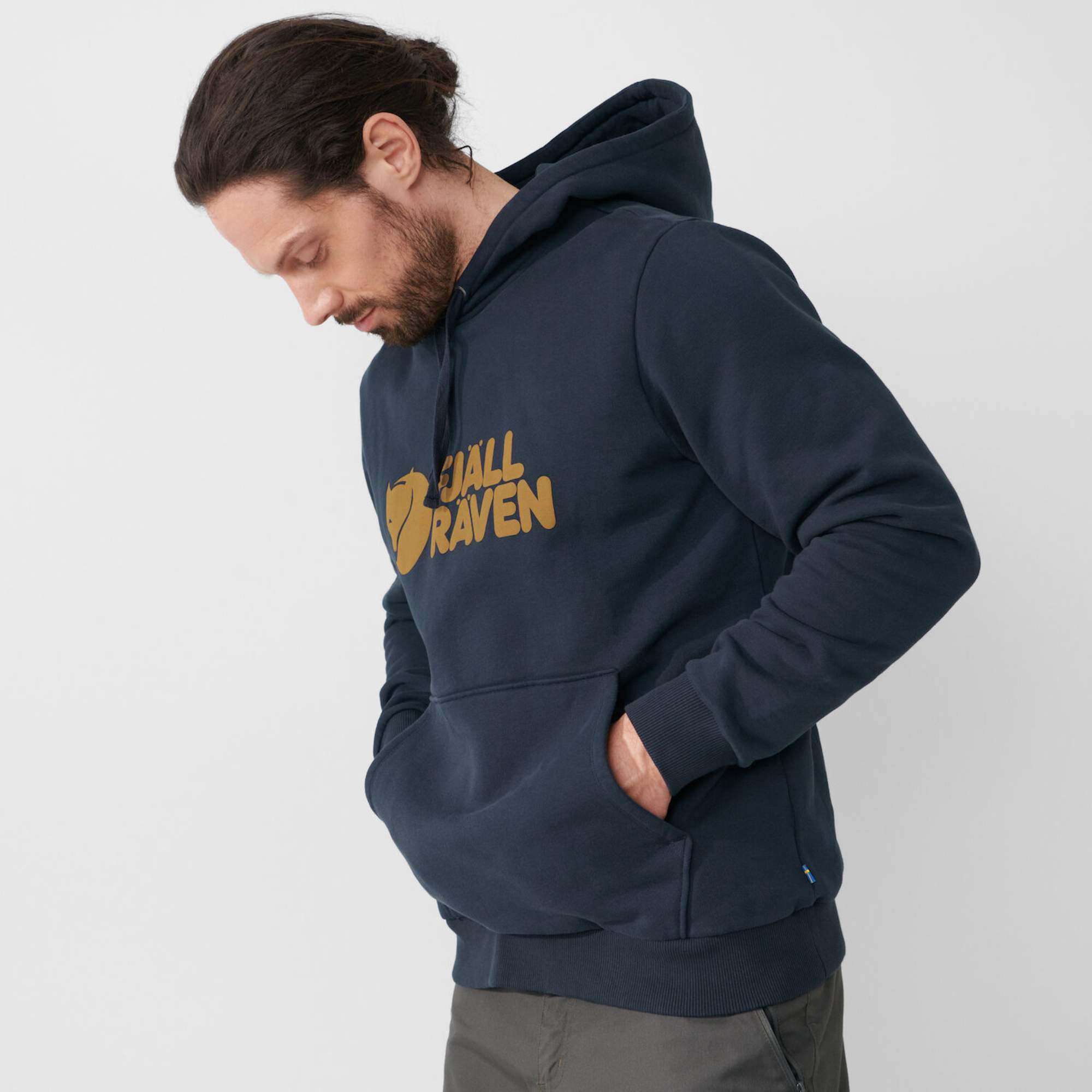 Fjällräven FJÄLLRÄVEN LOGO HOODIE M Herren - Hoodie