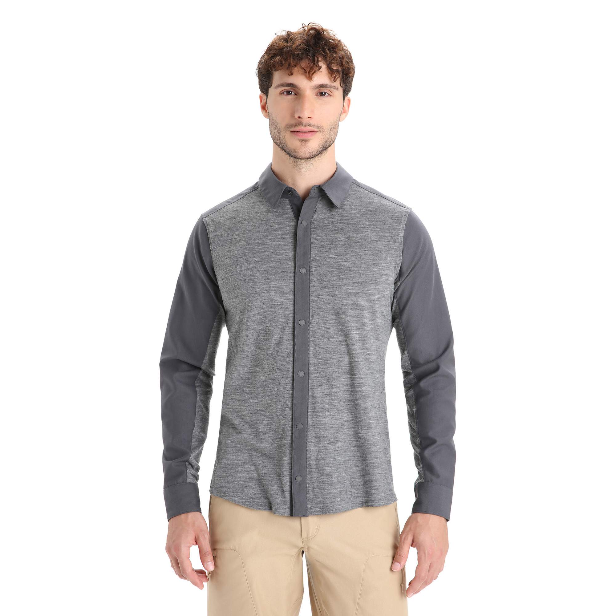 Icebreaker M HIKE LS TOP Herren - Outdoor Hemd
