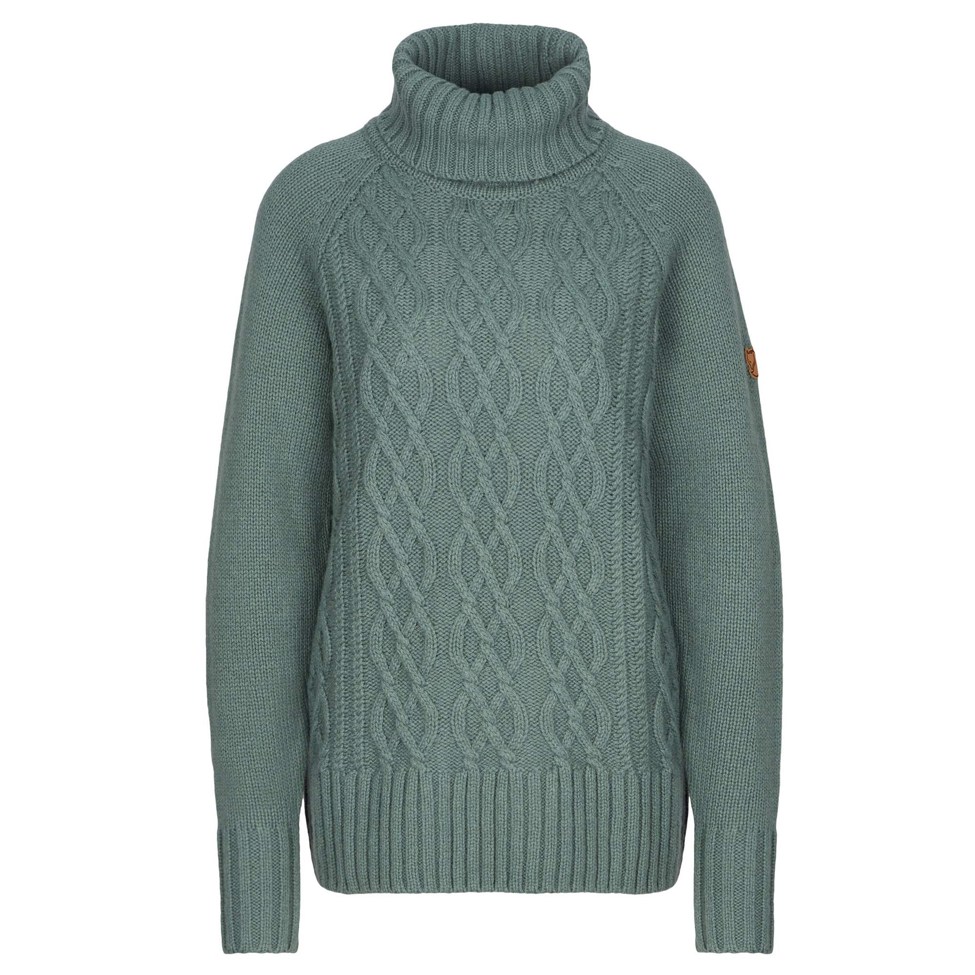 Fjällräven ÖVIK CABLE KNIT ROLLER NECK W Damen - Wollpullover