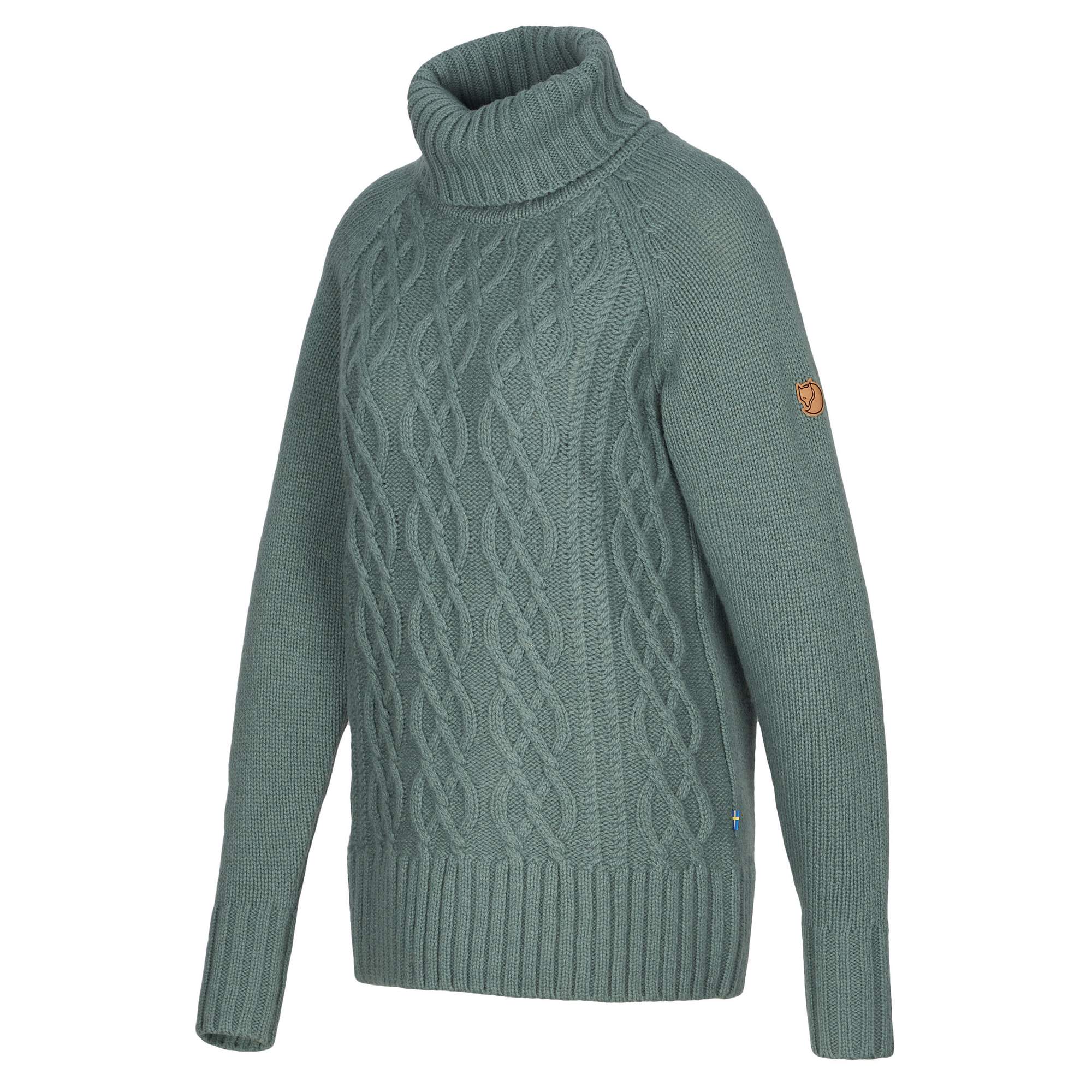 Fjällräven ÖVIK CABLE KNIT ROLLER NECK W Damen - Wollpullover