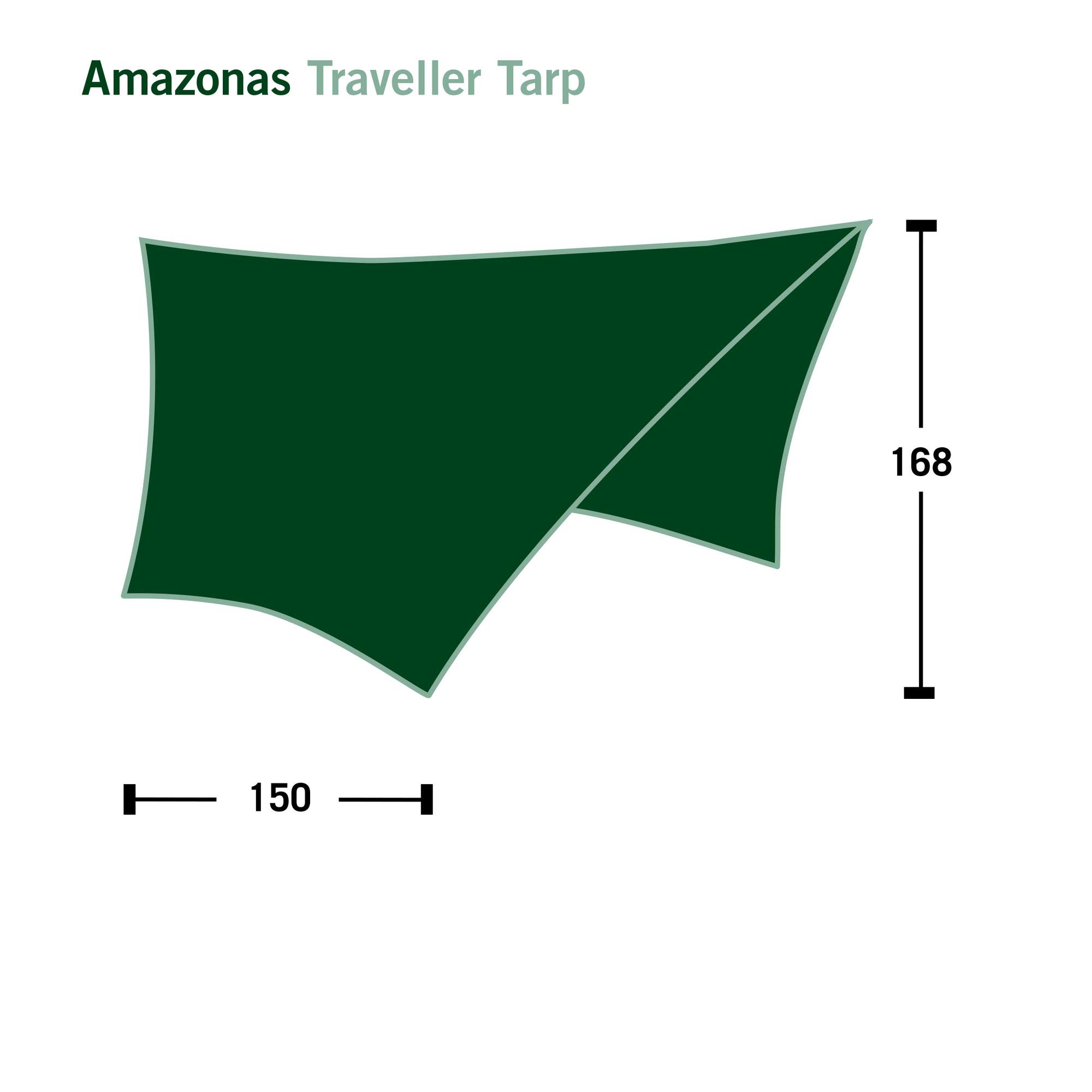 Amazonas TRAVELLER TARP - Tarp Amazonas TRAVELLER TARP - Tarp