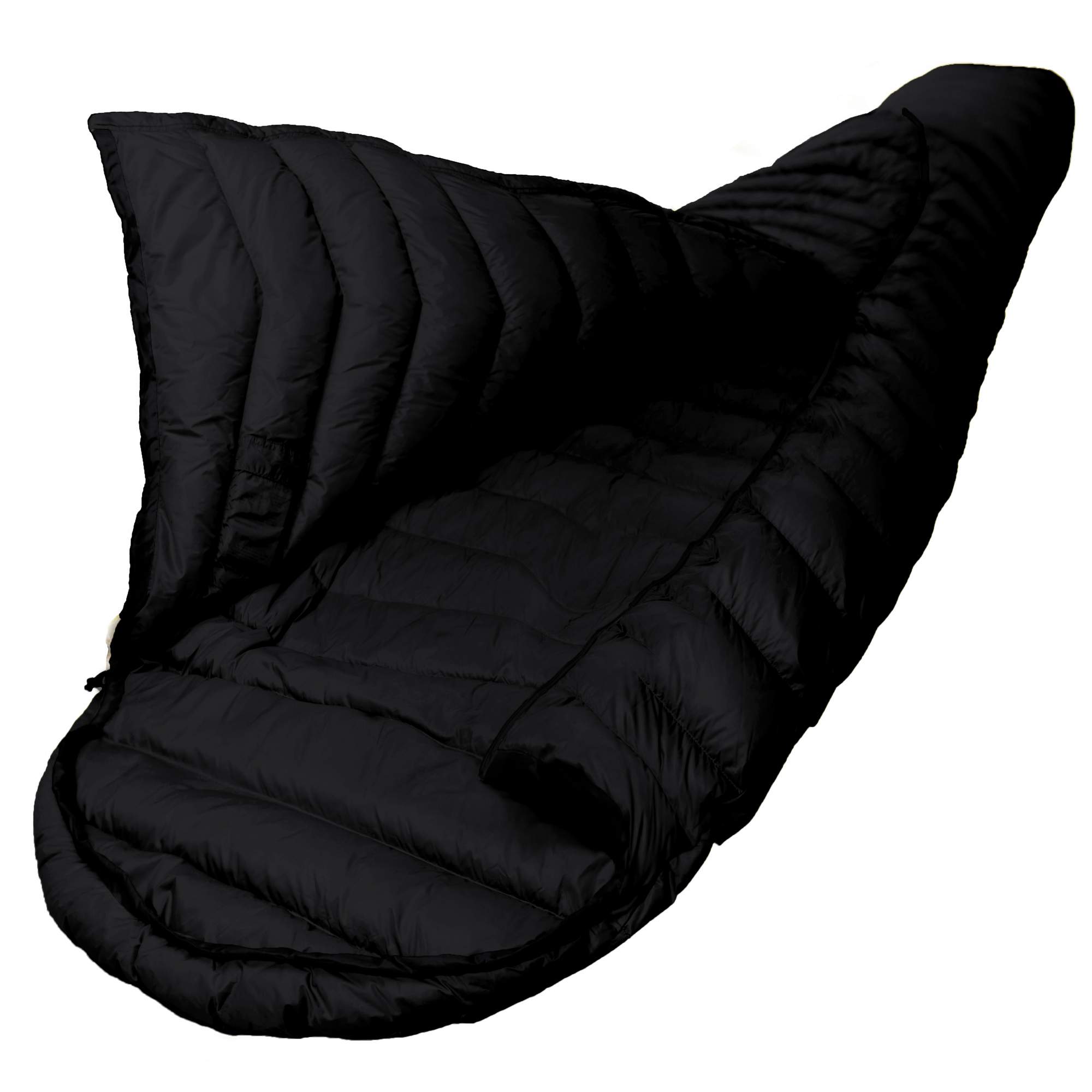Grüezi bag BIOPOD DOWNWOOL EXTREME LIGHT BLACK EDITION - Sommerschlafsack