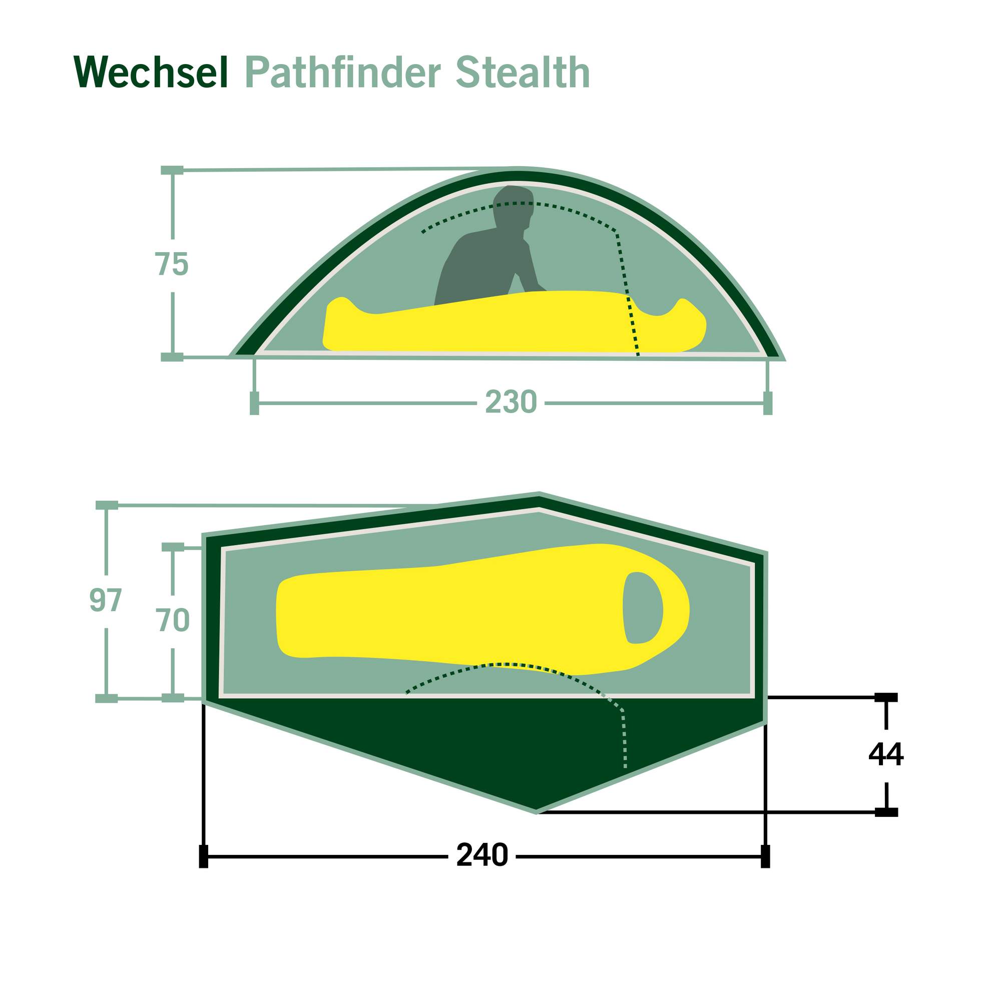 Wechsel PATHFINDER ELEMENTS - Einpersonenzelt