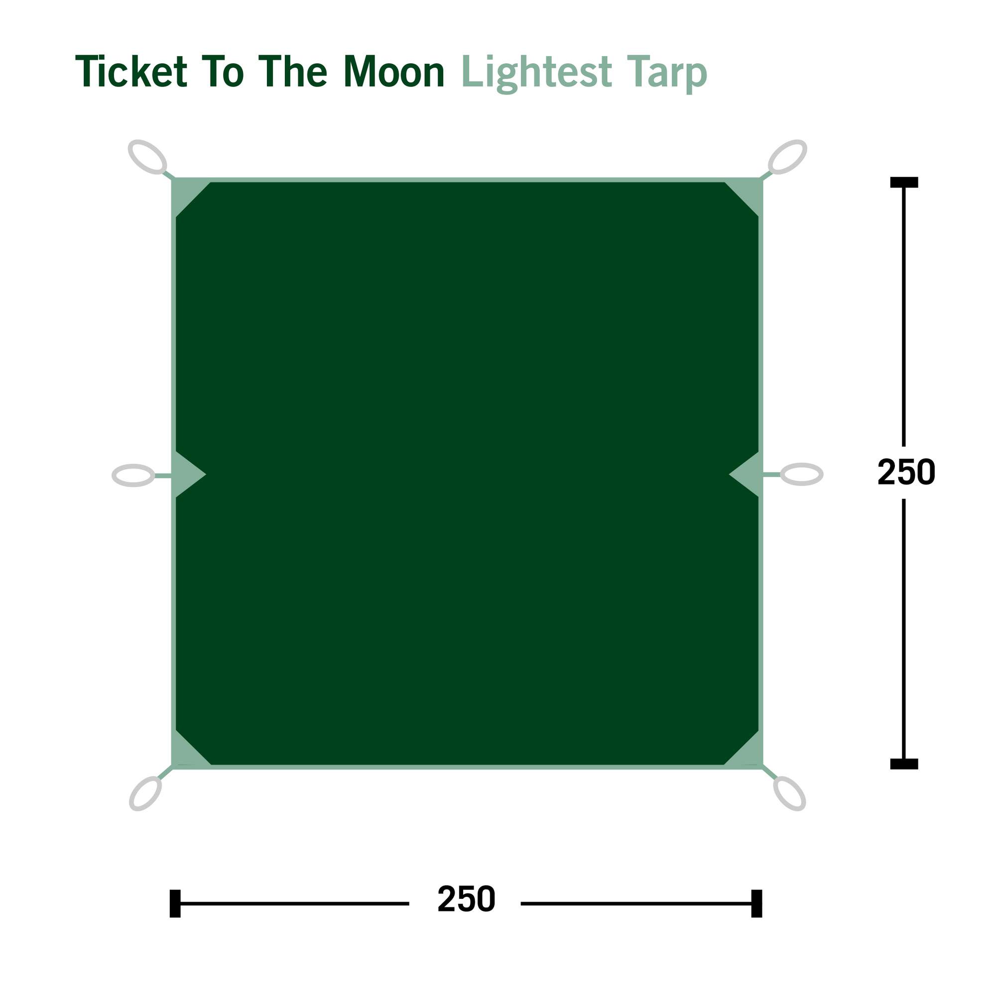 Ticket To The Moon LIGHTEST TARP - Tarp