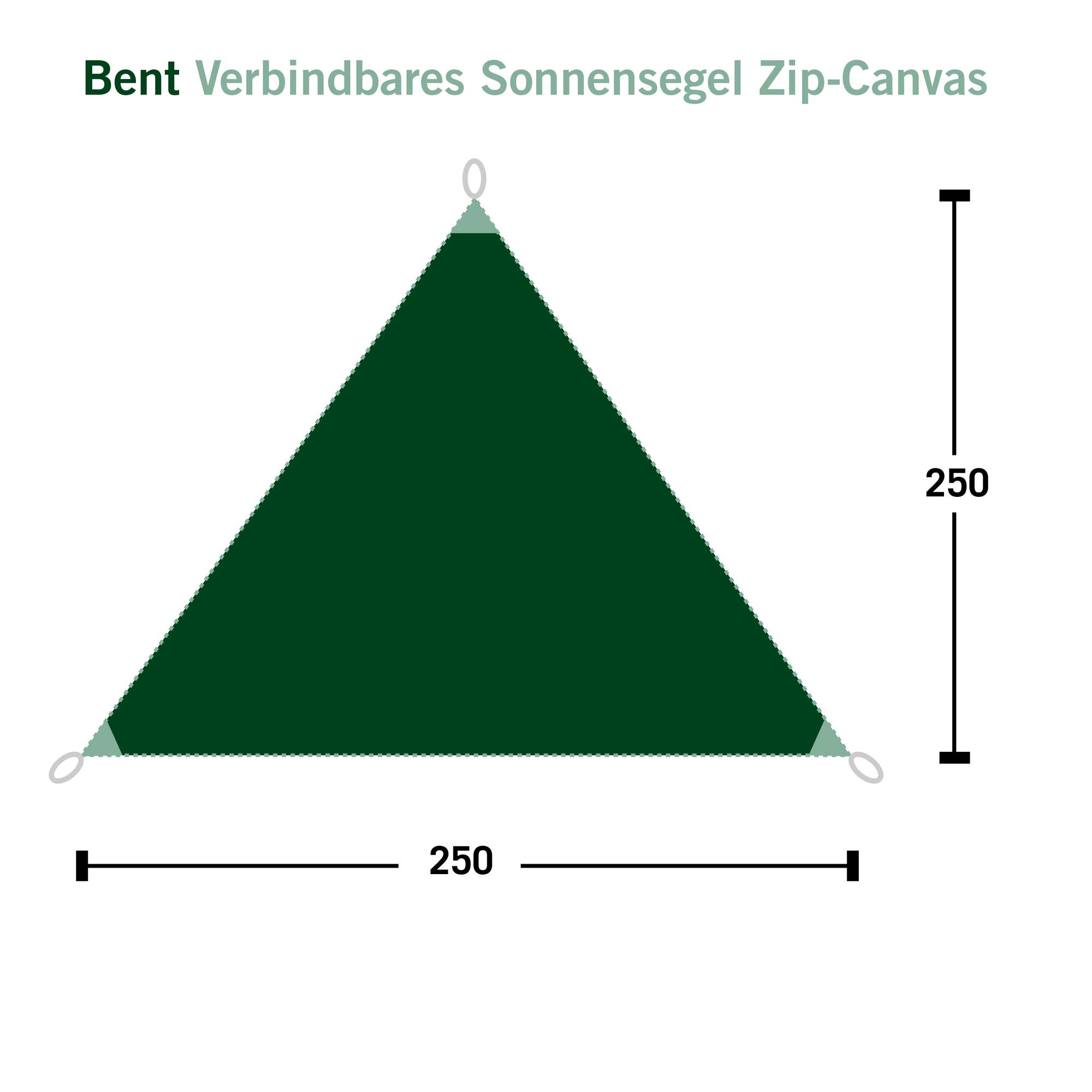 Bent VERBINDBARES SONNENSEGEL ZIP-CANVAS - Tarp
