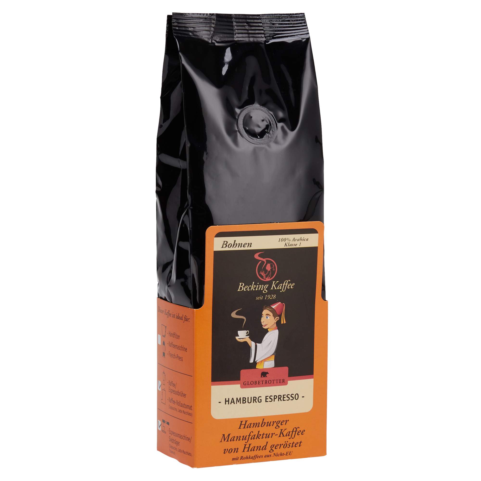 Becking Kaffee GLOBETROTTER HAMBURG ESPRESSO